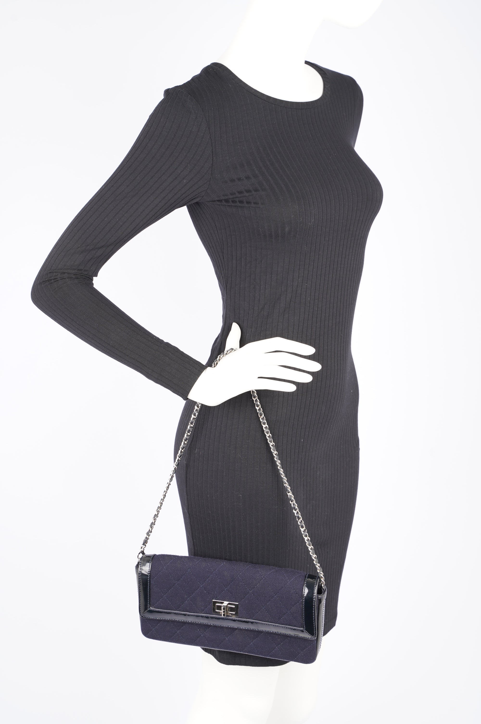 Chanel Womens East West Mademoiselle Flap Bag