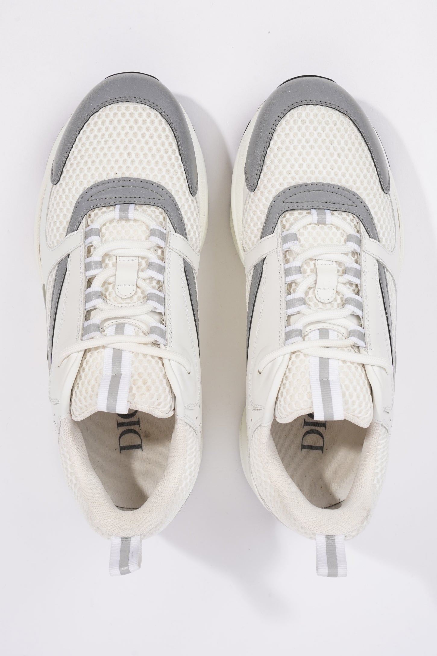 Christian Dior Womens B22 White / Grey EU 39 / UK 6
