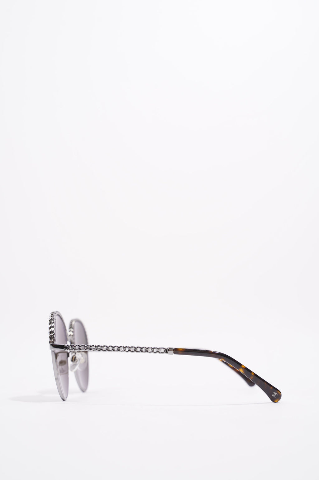 Chanel 4242 Sunglasses Black / Silver 135