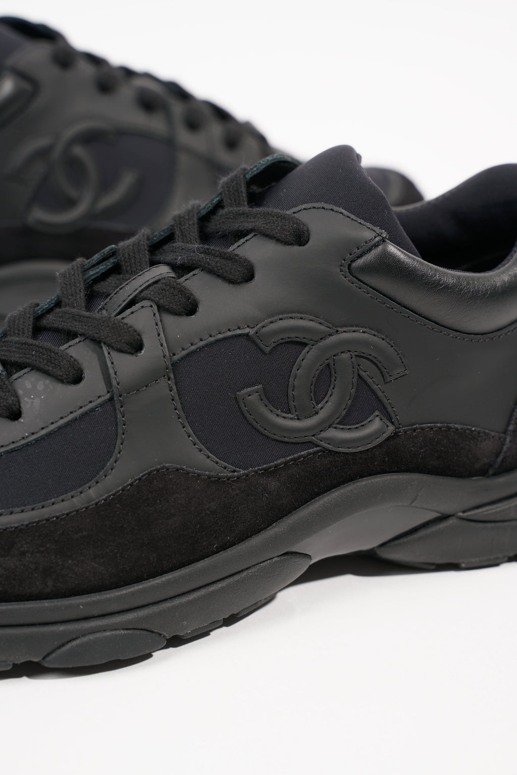 Chanel Womens CC Logo Black EU 41 / UK 8