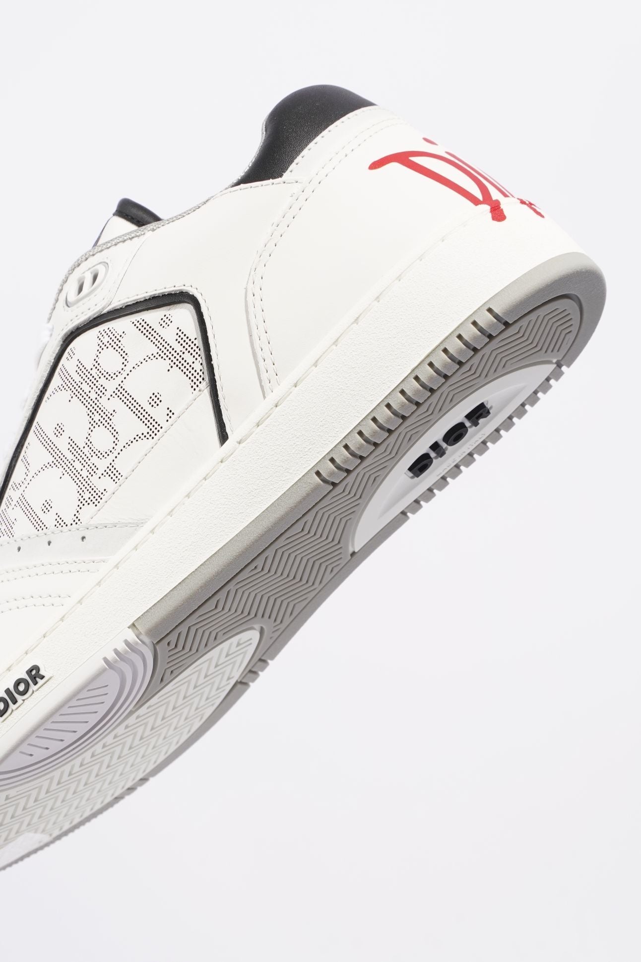 Christian Dior x Stussy Mens B27 Low Top White / Black / Red EU 41.5 / UK 7.5