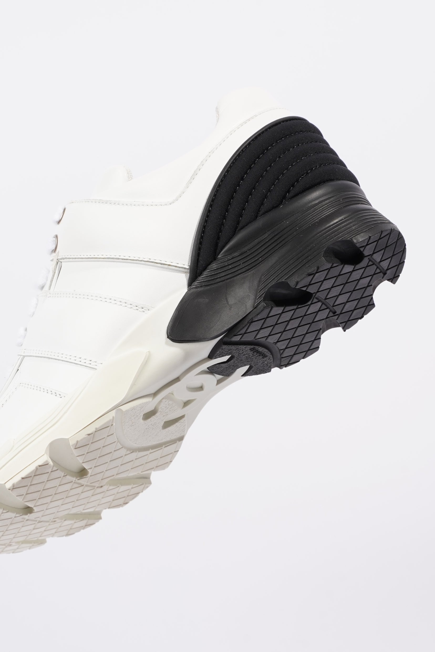 Chanel Womens Tennis Sneaker White EU 39.5 / UK 6.5