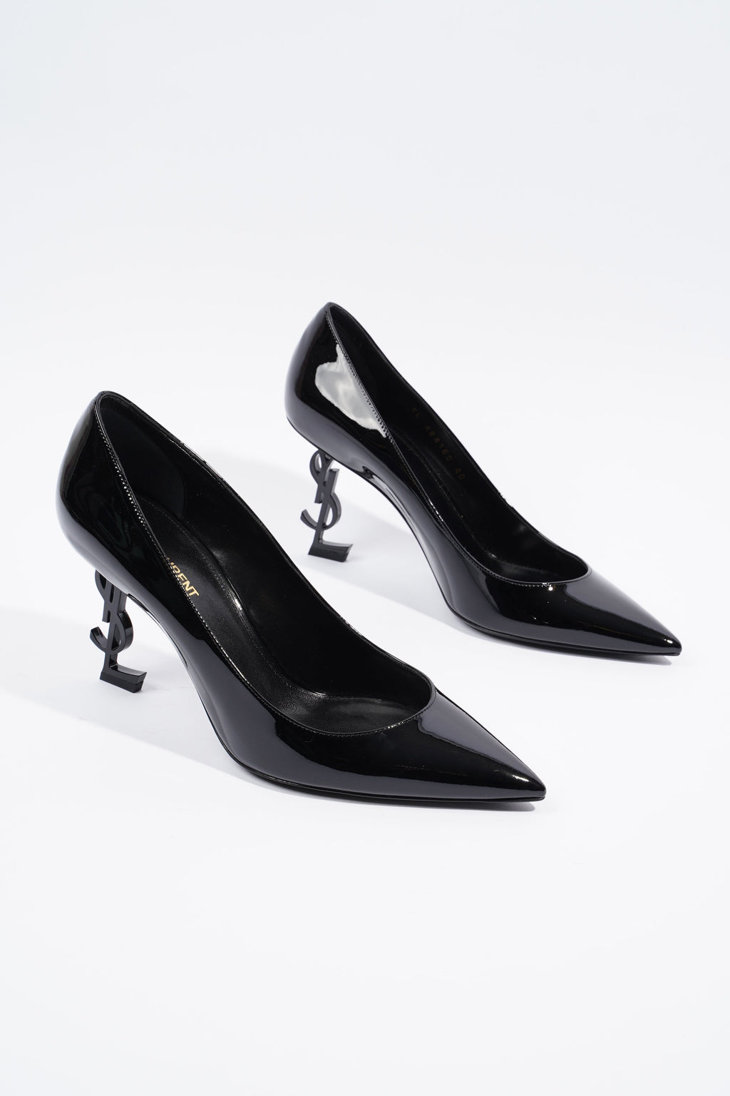 Saint Laurent Opyum Pump 85 Patent Black EU 40 / UK 7