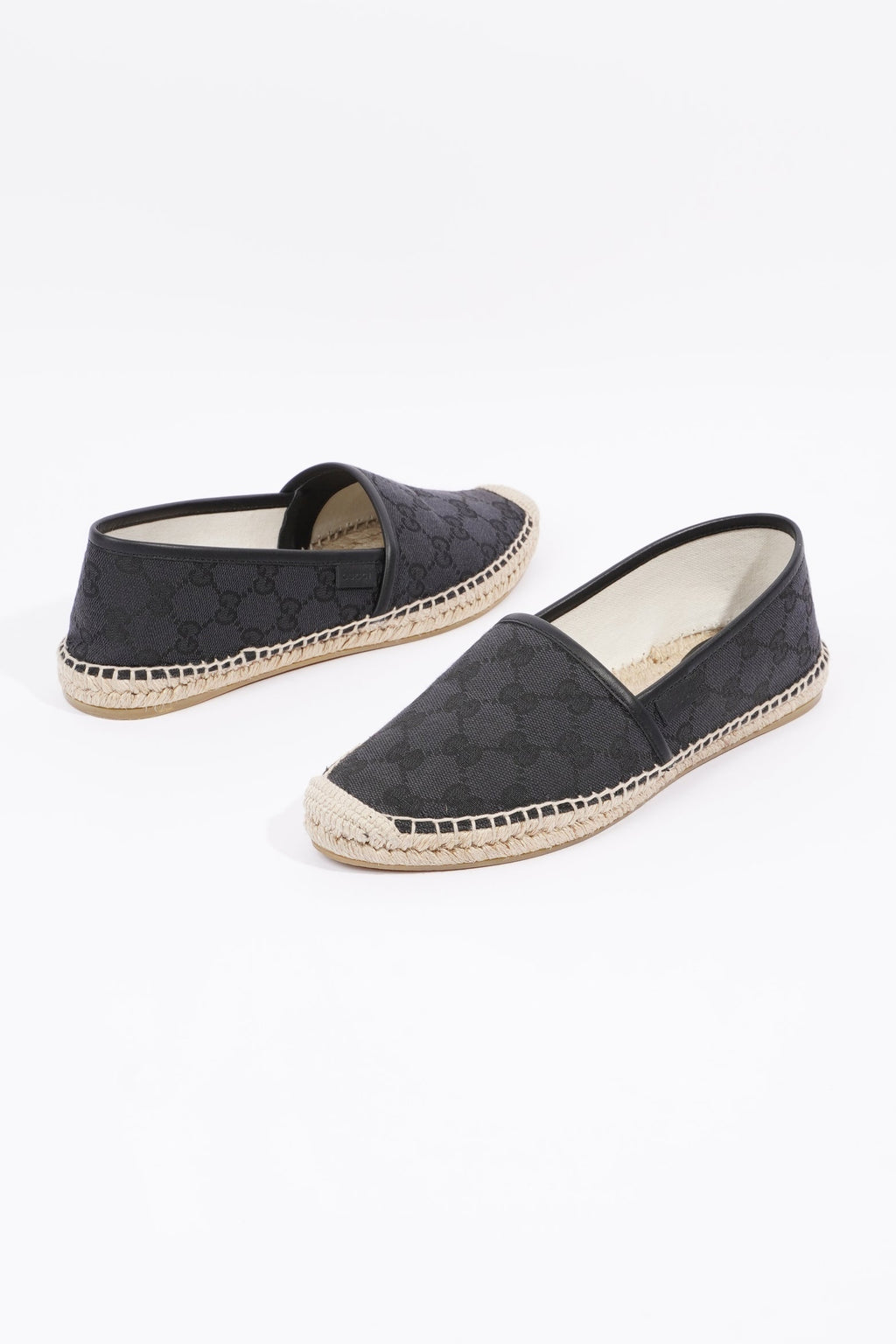 Gucci Womens Cloth Espadrilles Black EU 38.5 / UK 5.5