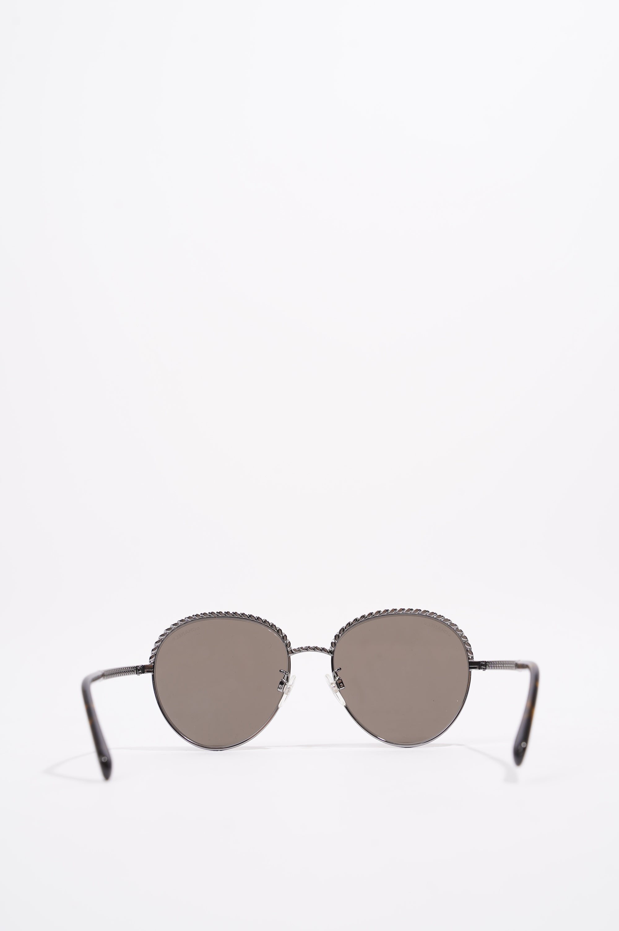 Chanel 4242 Sunglasses Black / Silver 135