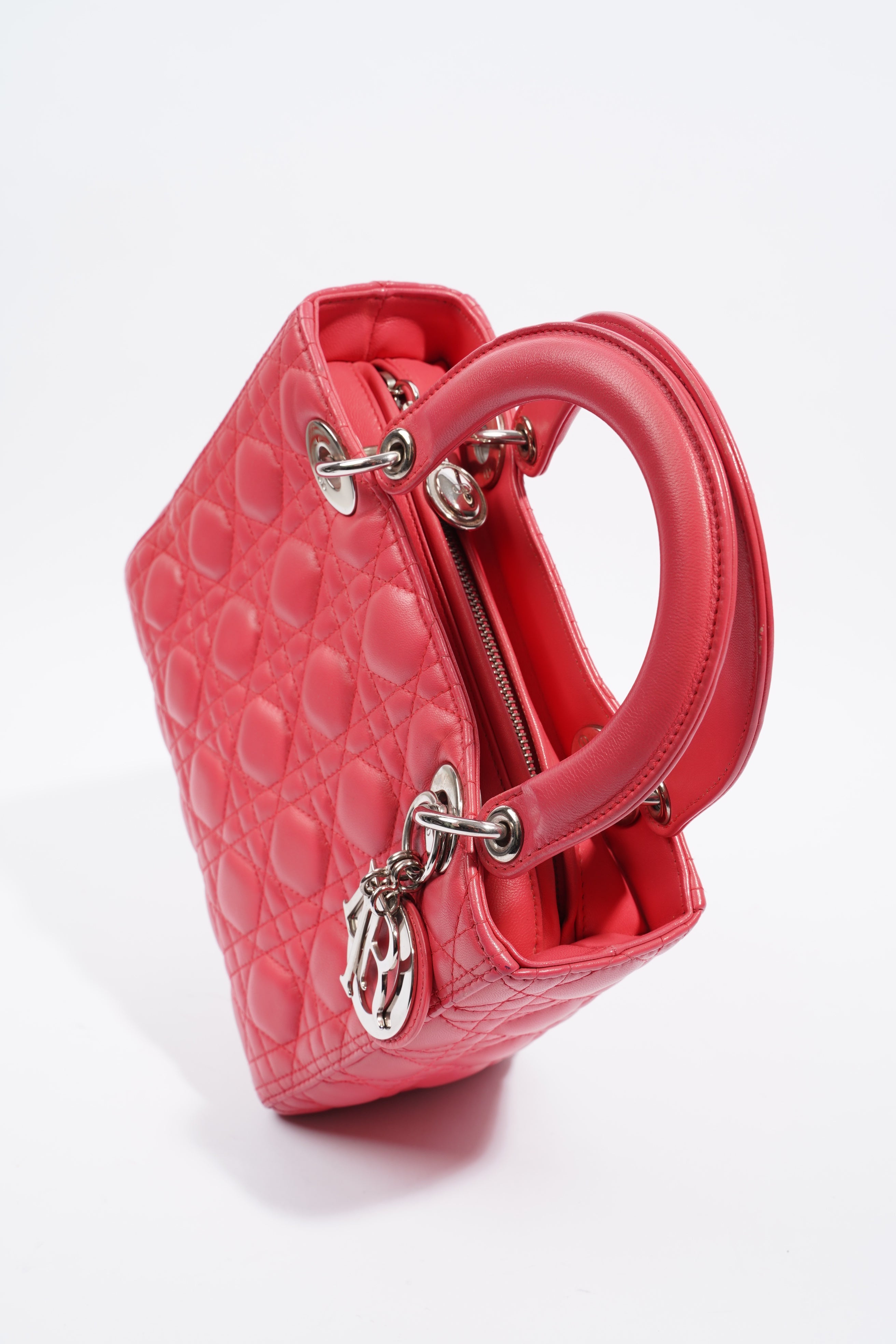 Christian Dior Lady Dior Pink Cannage Medium
