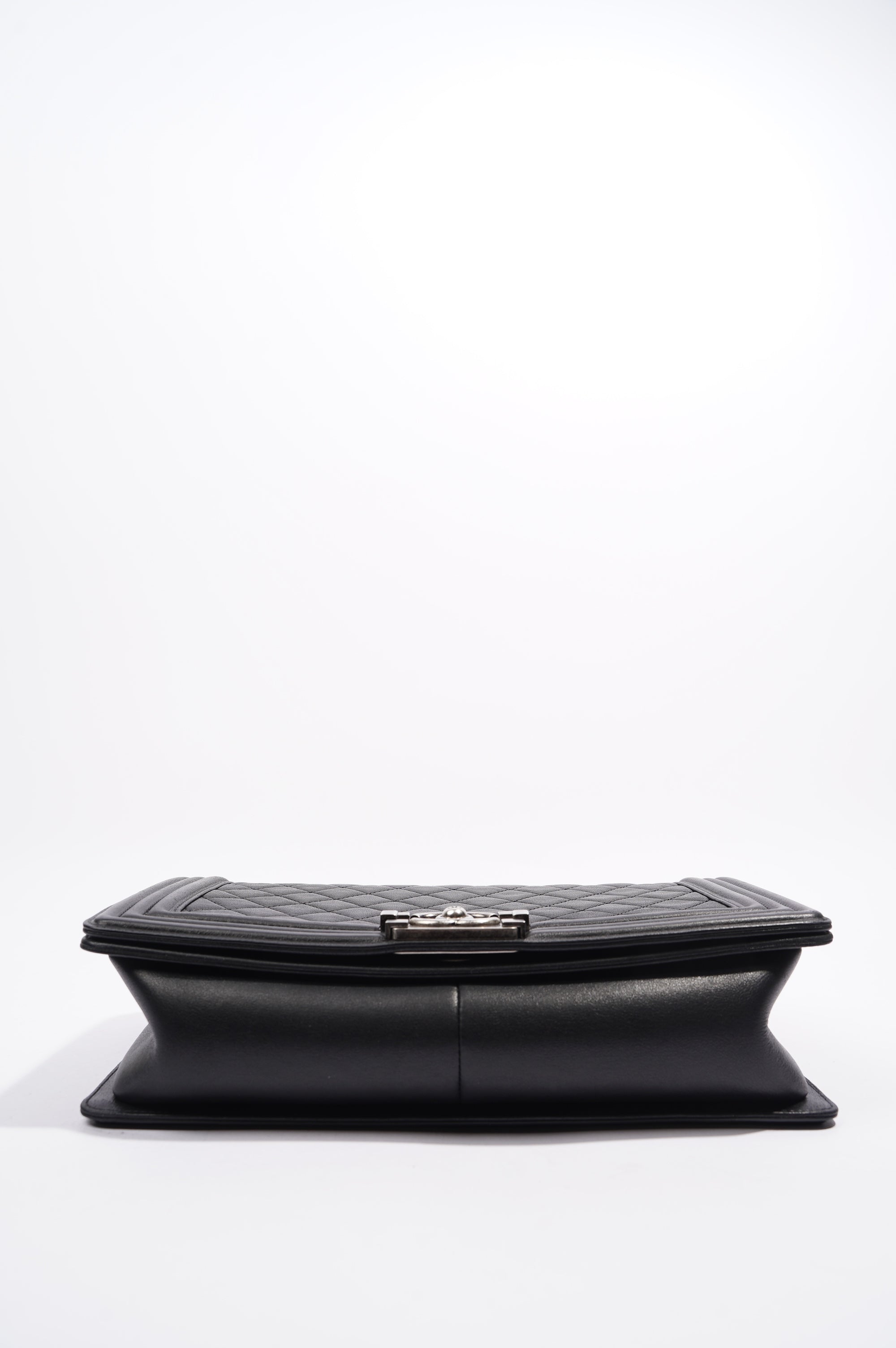 Chanel Boy Bag Black Lambskin Leather