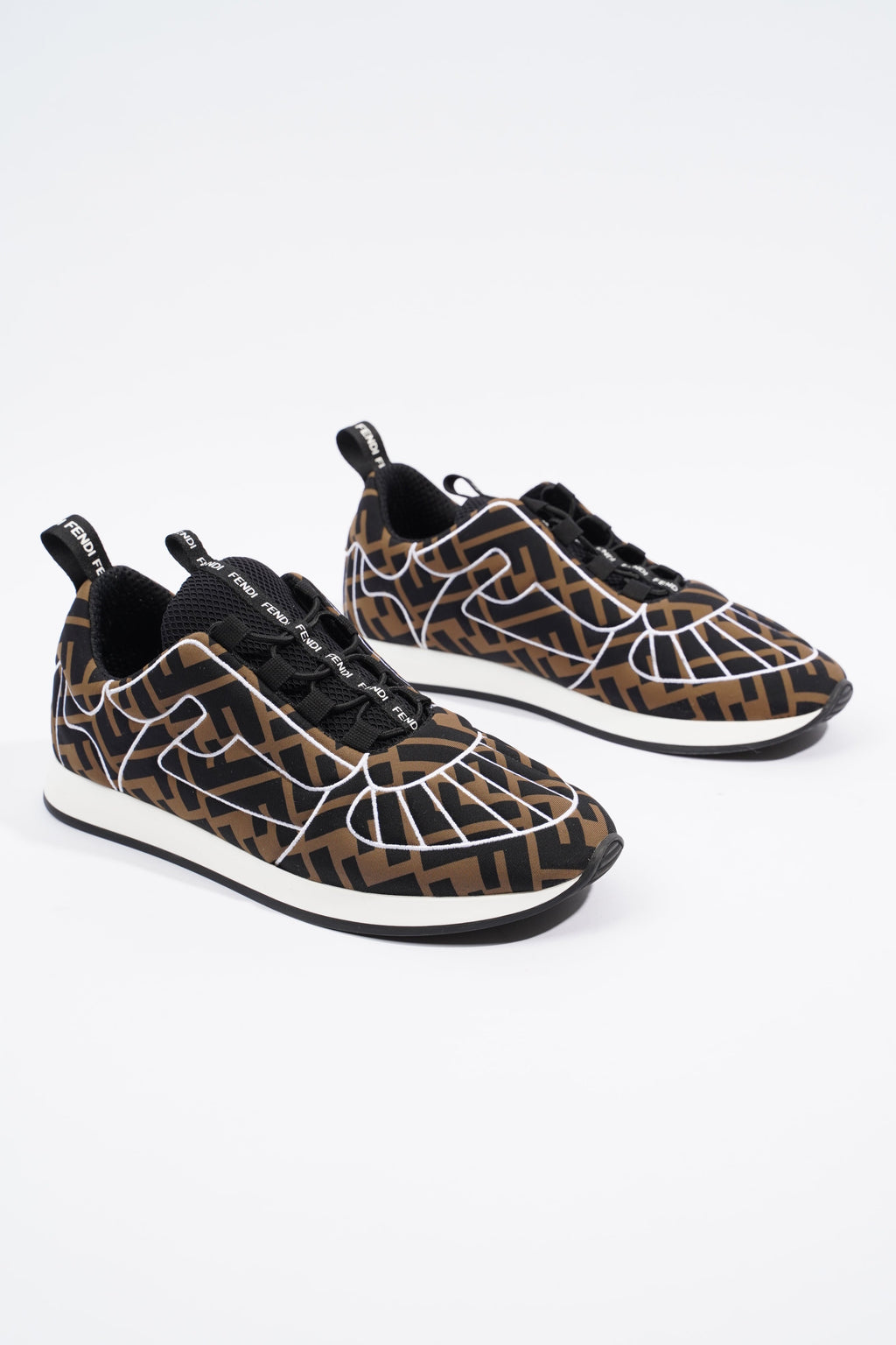 Fendi FF Motif Sneakers Brown EU 36.5 / UK 3.5
