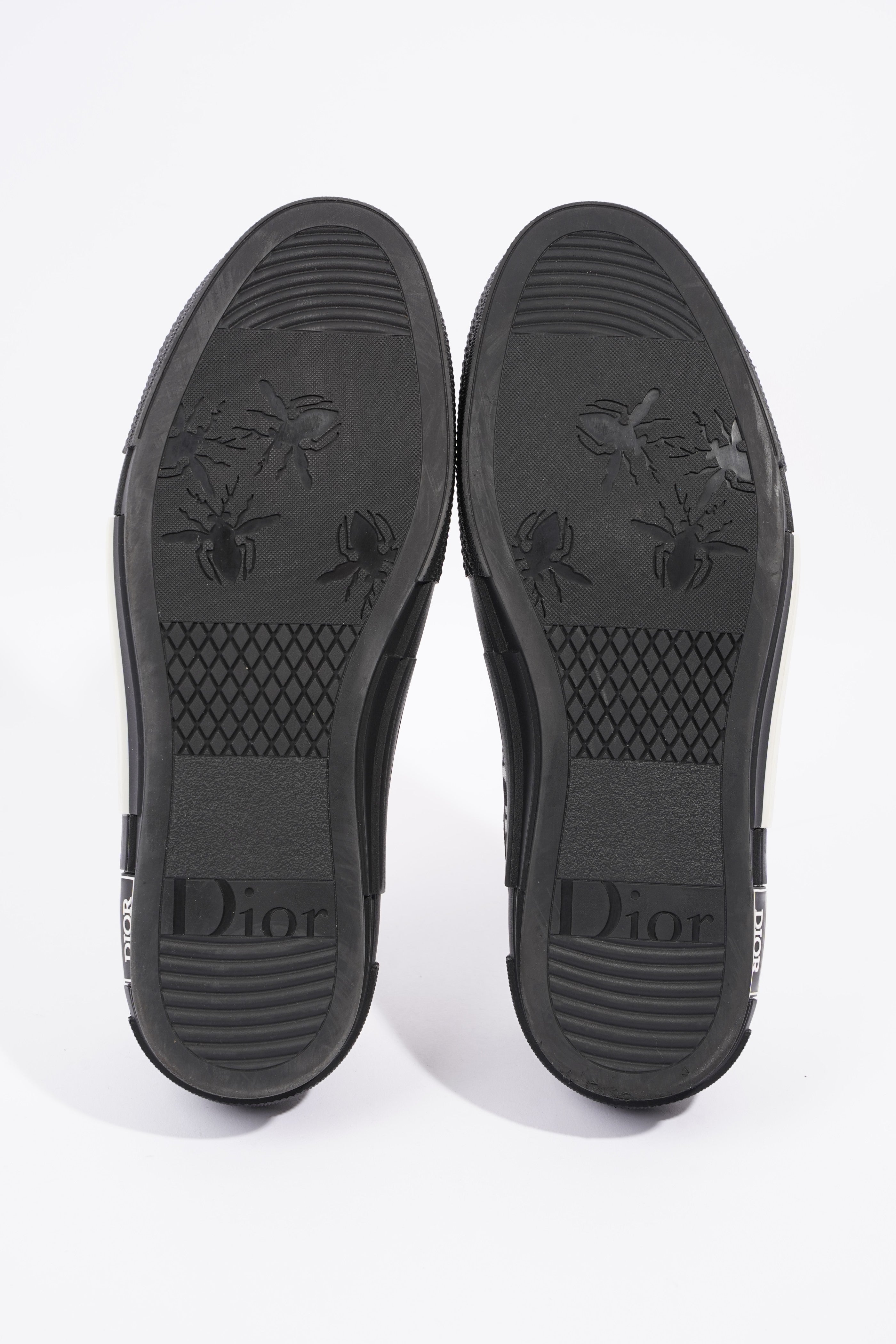 Christian Dior Mens B23 Low Top Sneaker Black EU 42.5 / UK 8.5