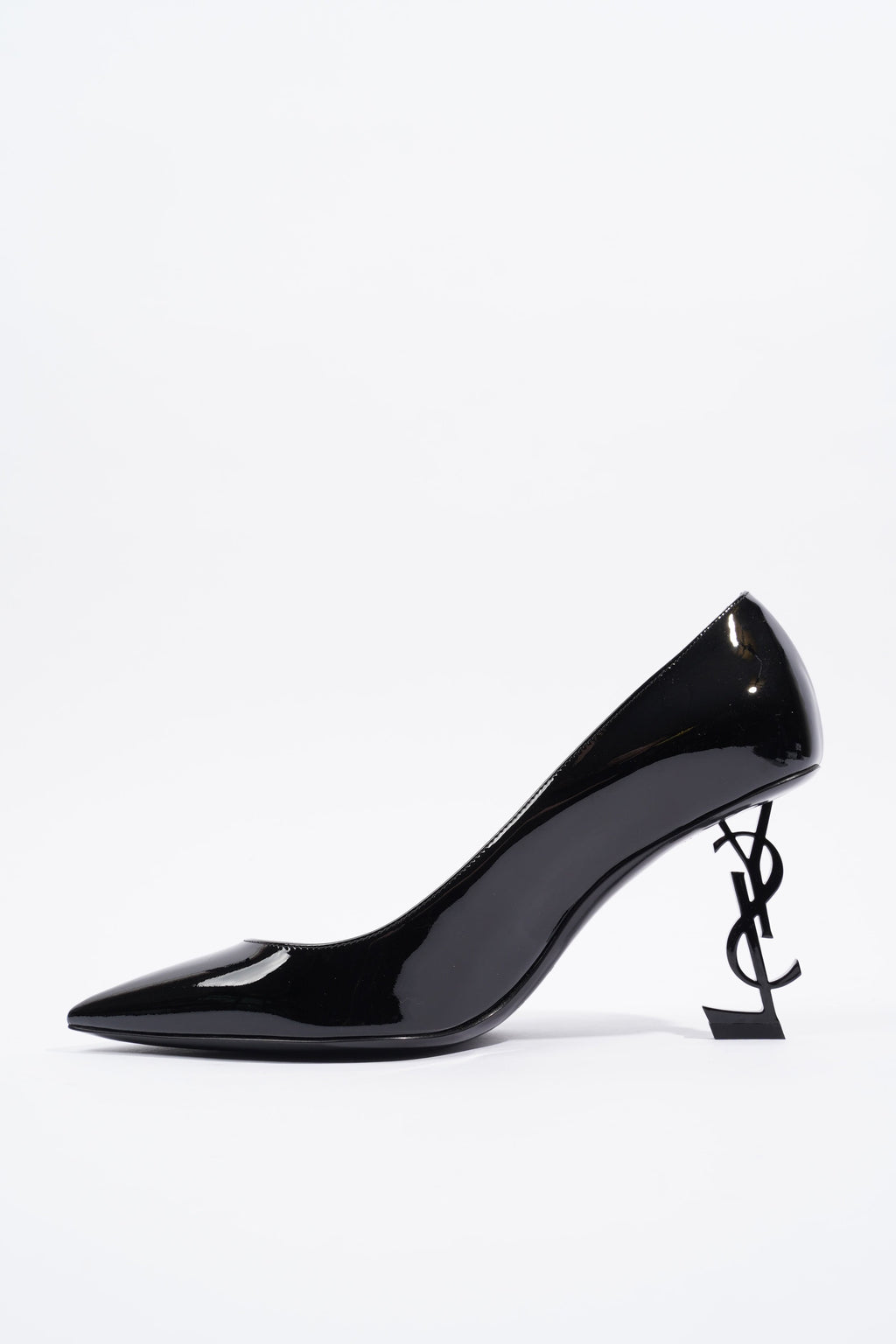 Saint Laurent Opyum Pump 85 Patent Black EU 40 / UK 7