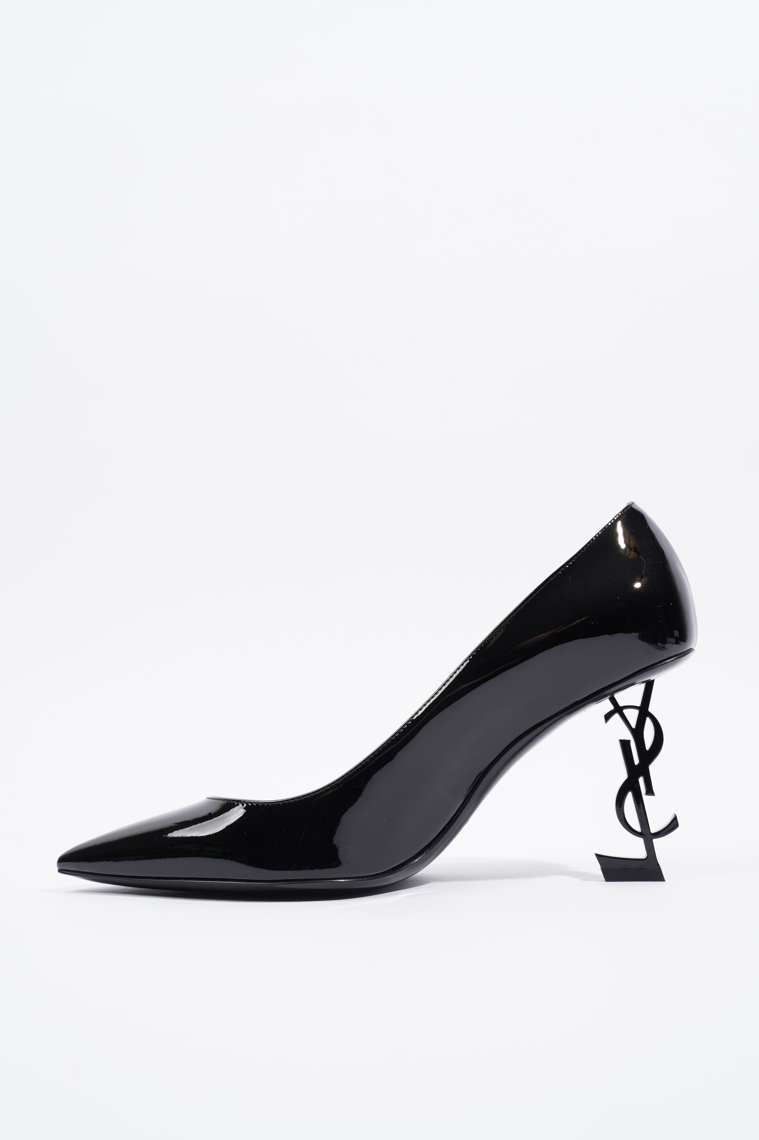 Saint Laurent Opyum Pump 85 Patent Black EU 40 / UK 7