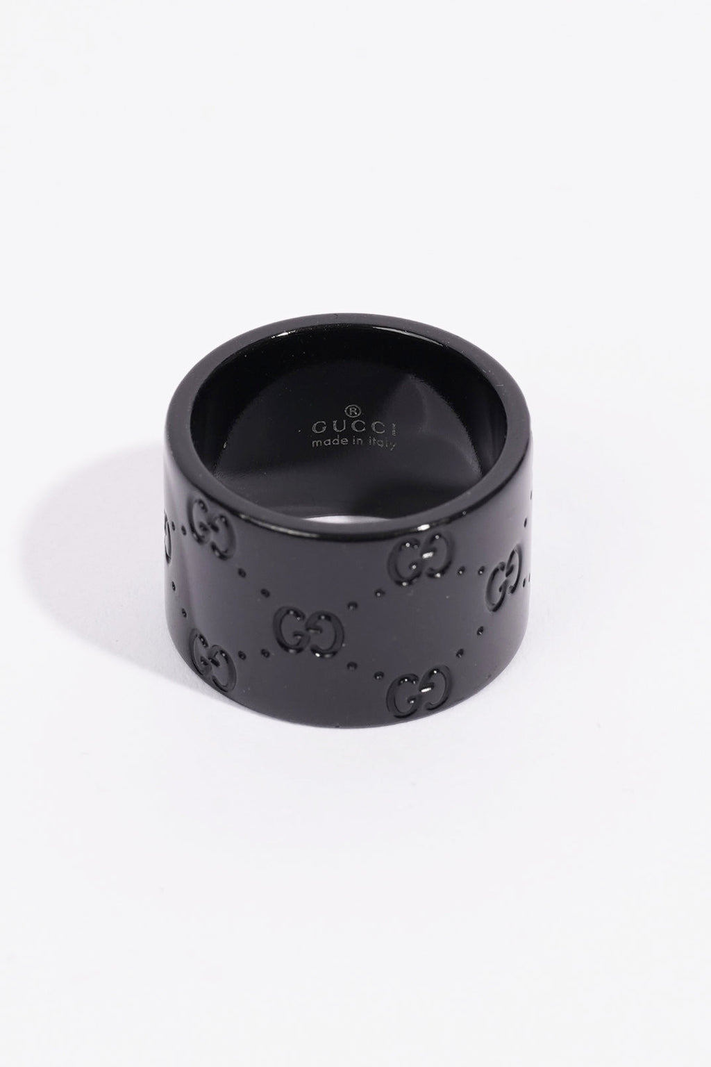 Gucci Icon Ring Black Base Metal 55