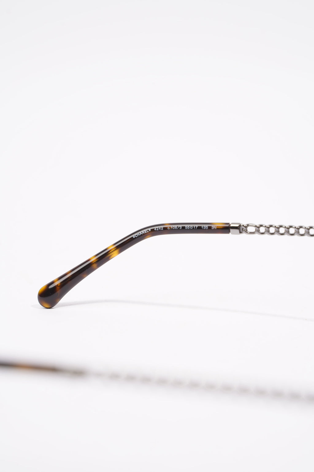 Chanel 4242 Sunglasses Black / Silver 135