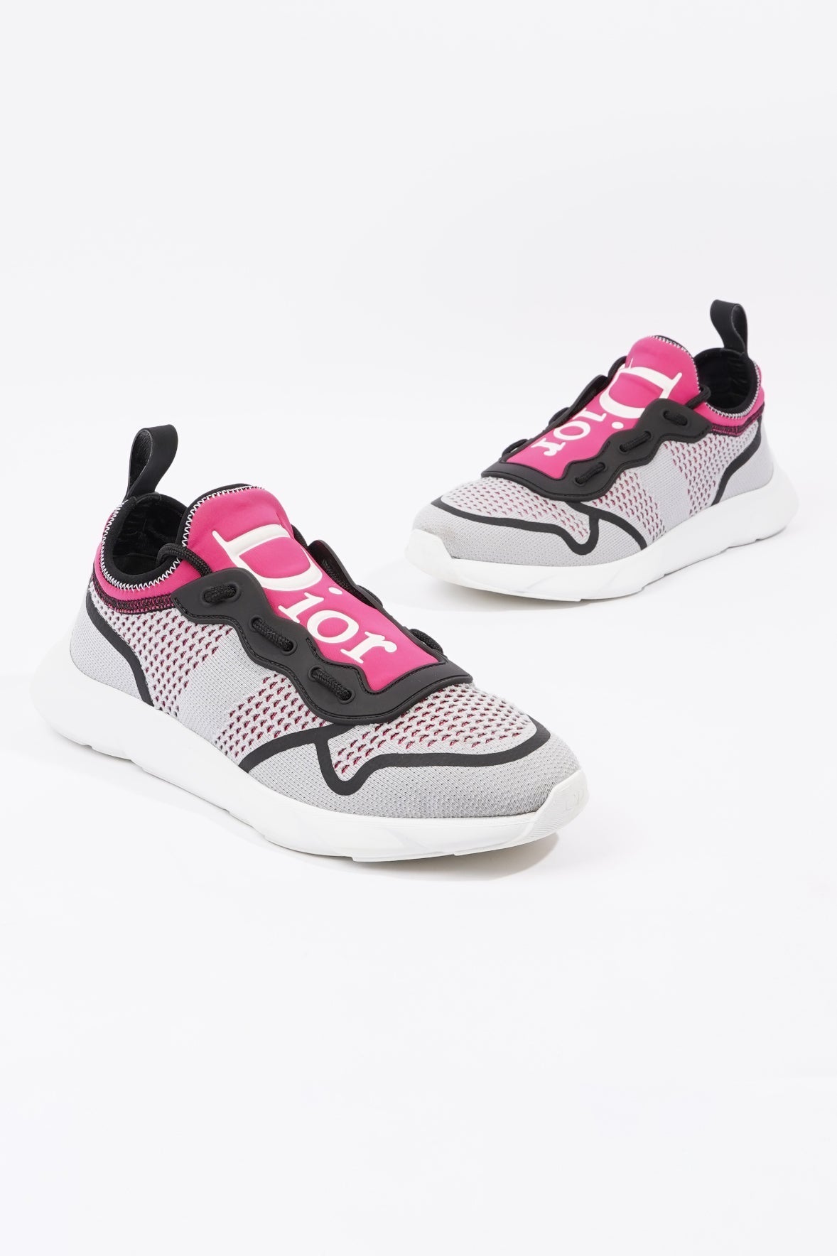 Christian Dior Mens B21 White / Black / Pink EU 40 / UK 6