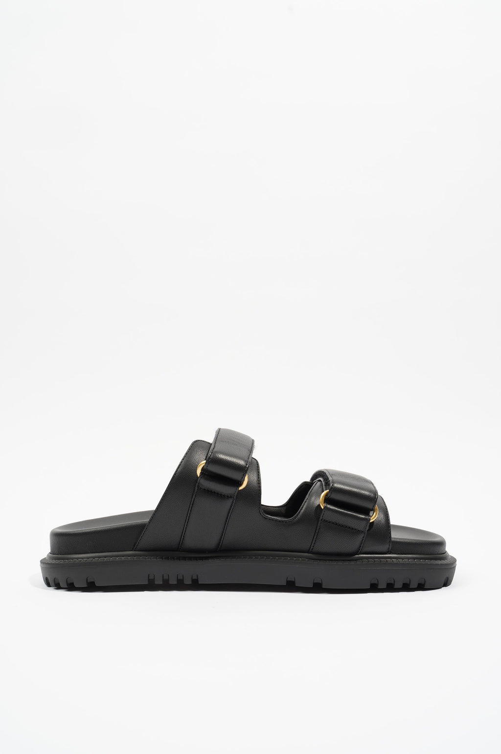 Christian Dior Womens Dioract Slide Black EU 39 / UK 6