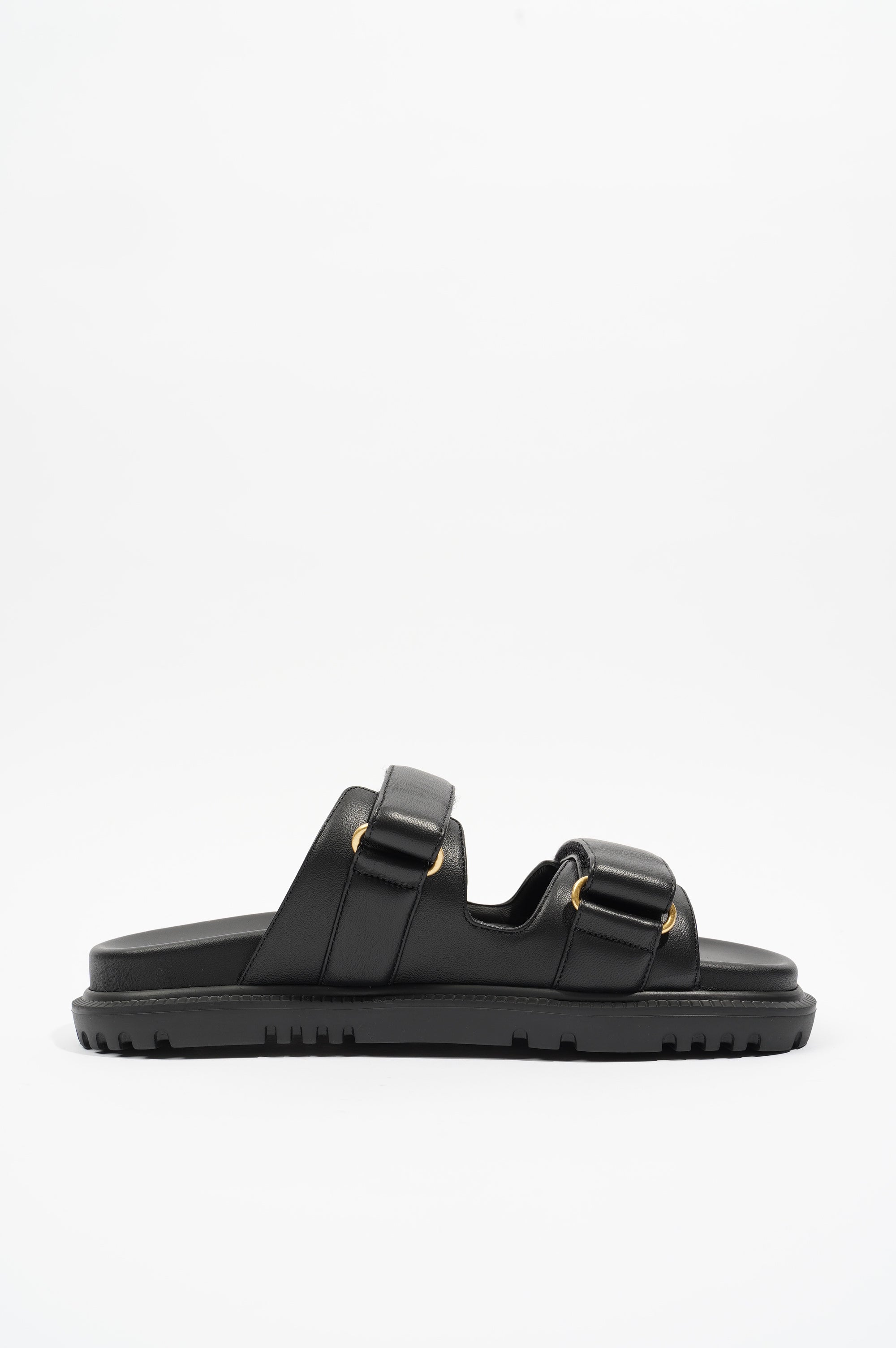 Christian Dior Womens Dioract Slide Black EU 39 / UK 6