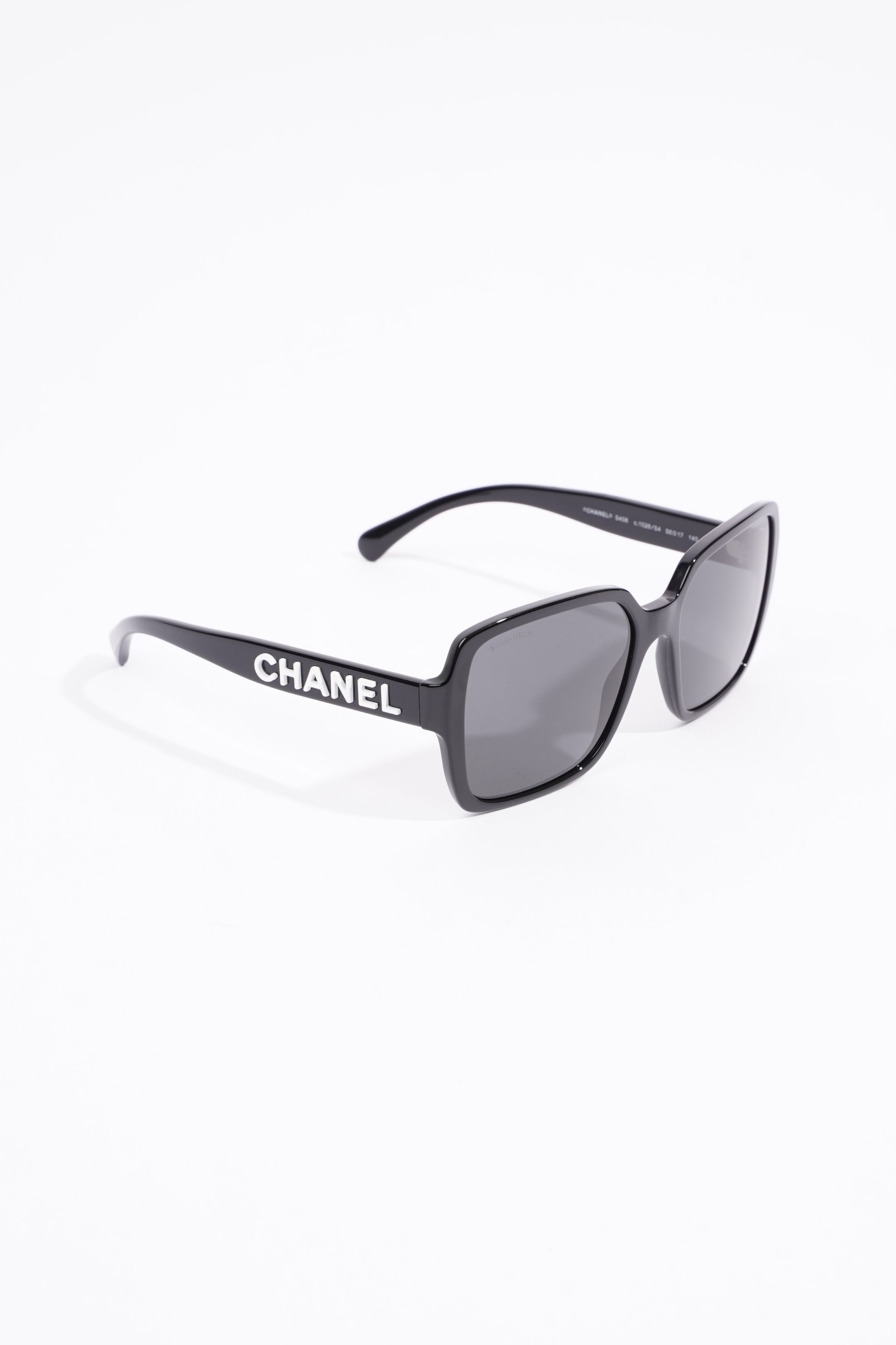 Chanel 5408-A Sunglasses Black Acetate 140