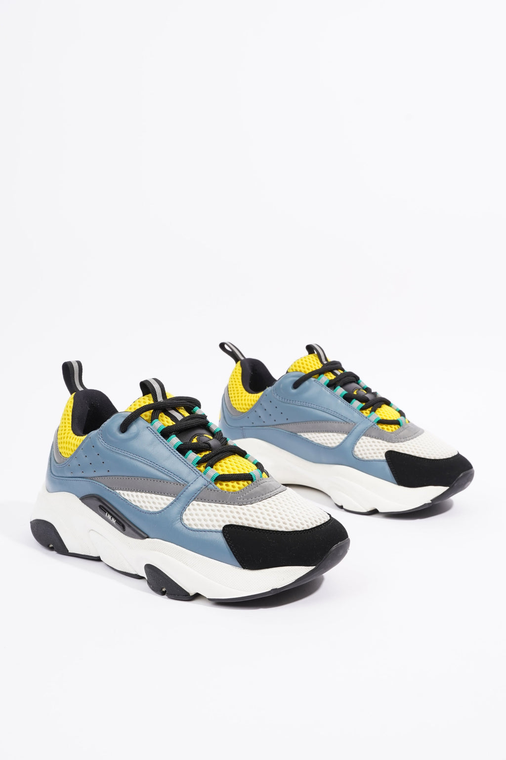 Christian Dior Mens B22 Blue / White / Yellow EU 41 / UK 7