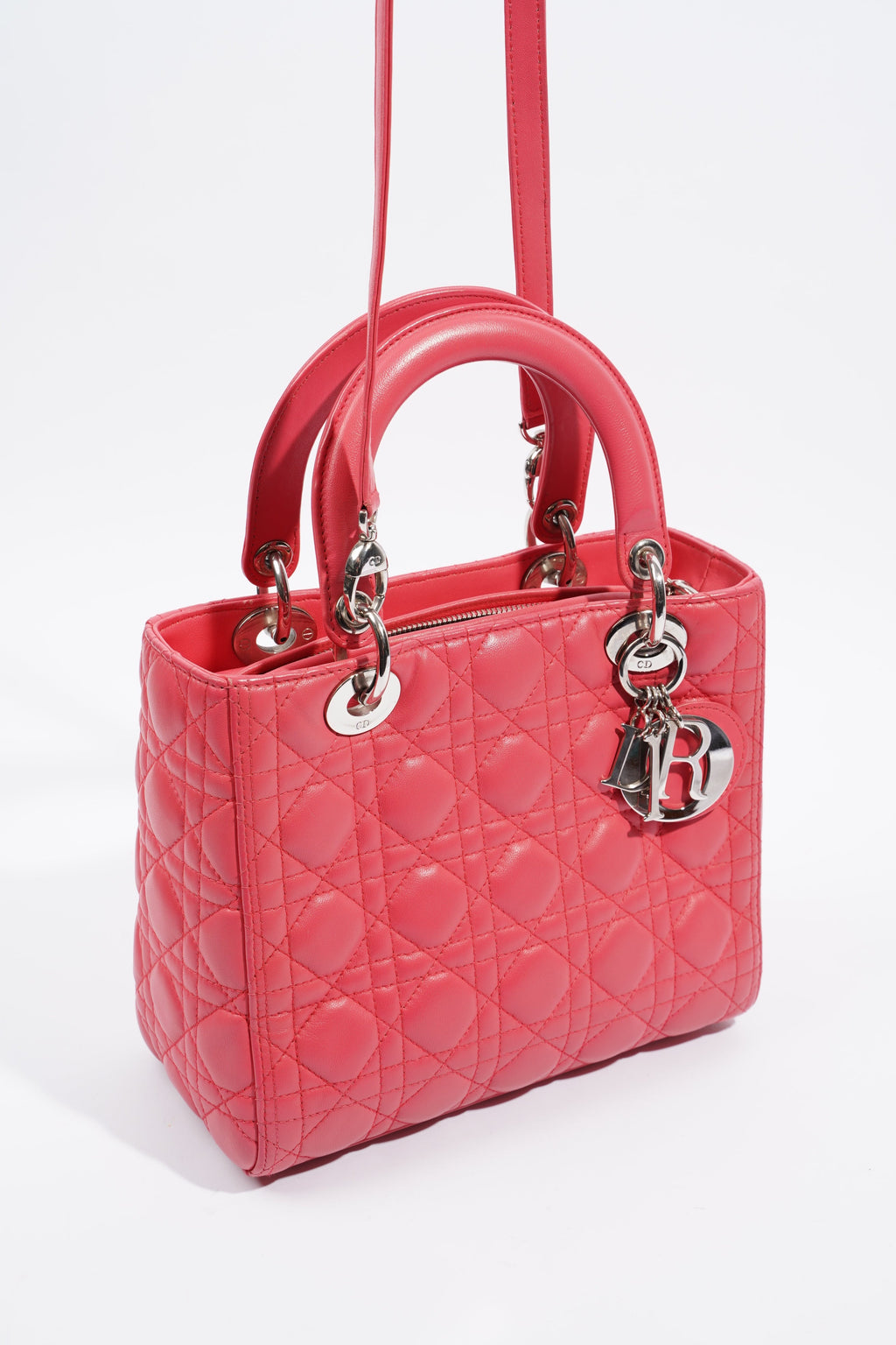 Christian Dior Lady Dior Pink Cannage Medium
