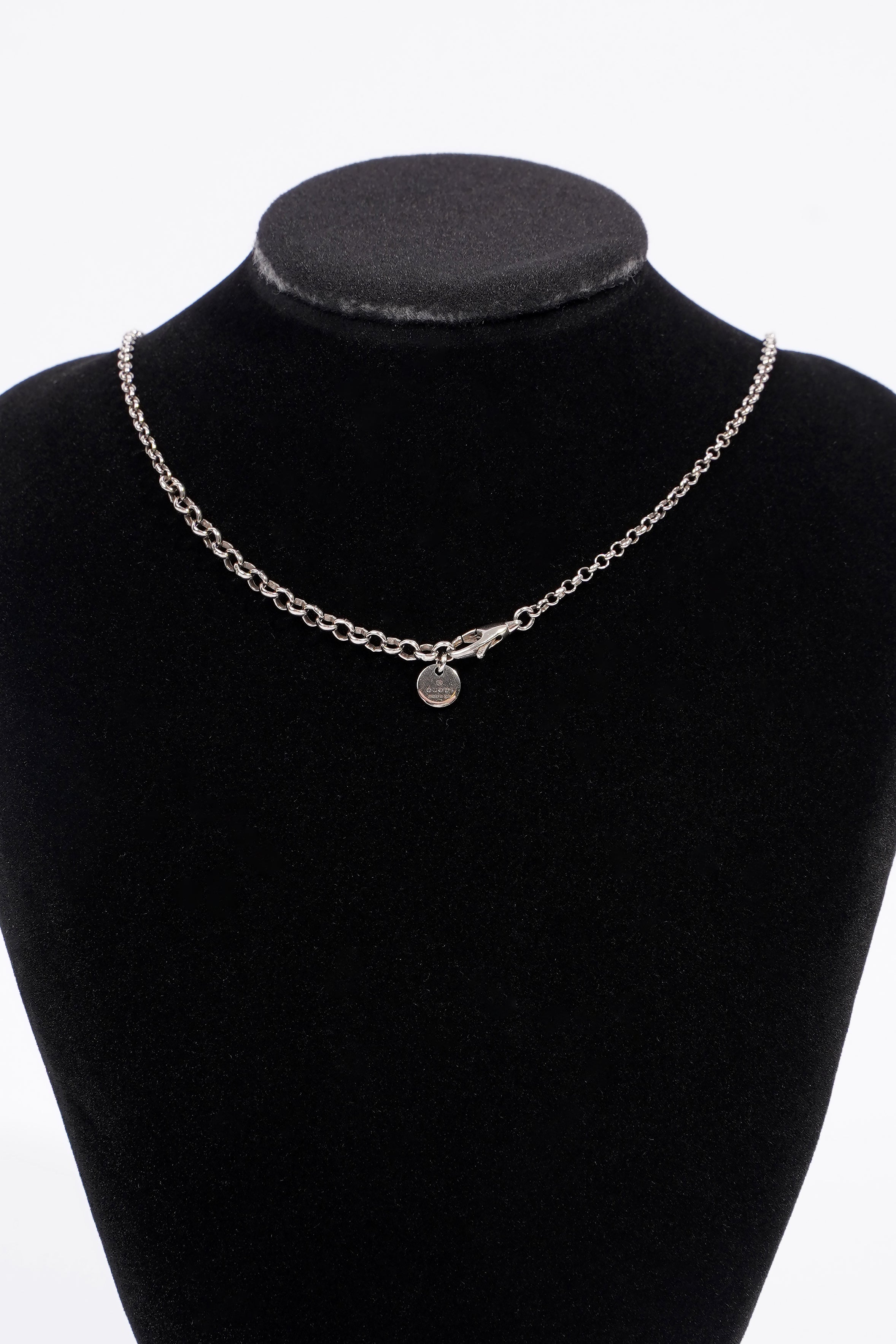 Gucci Interlocking G Necklace Sterling Silver