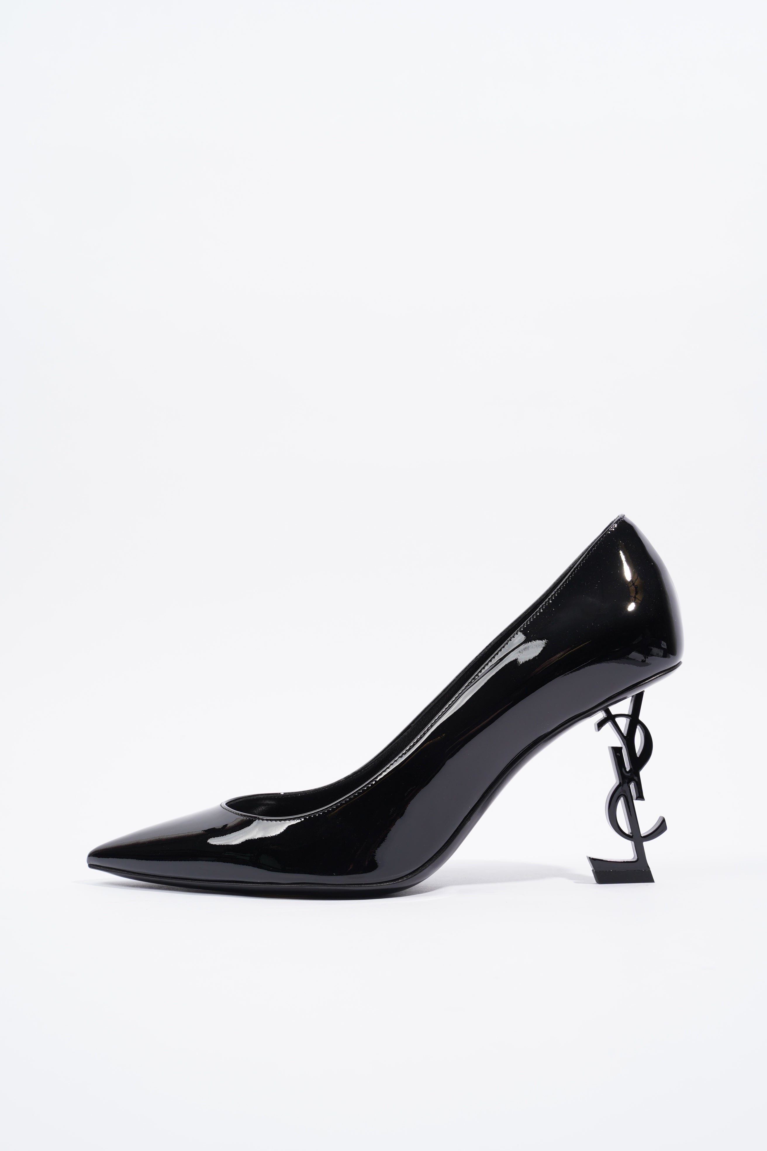 Saint Laurent Opyum Pump 85 Patent Black EU 40 / UK 7