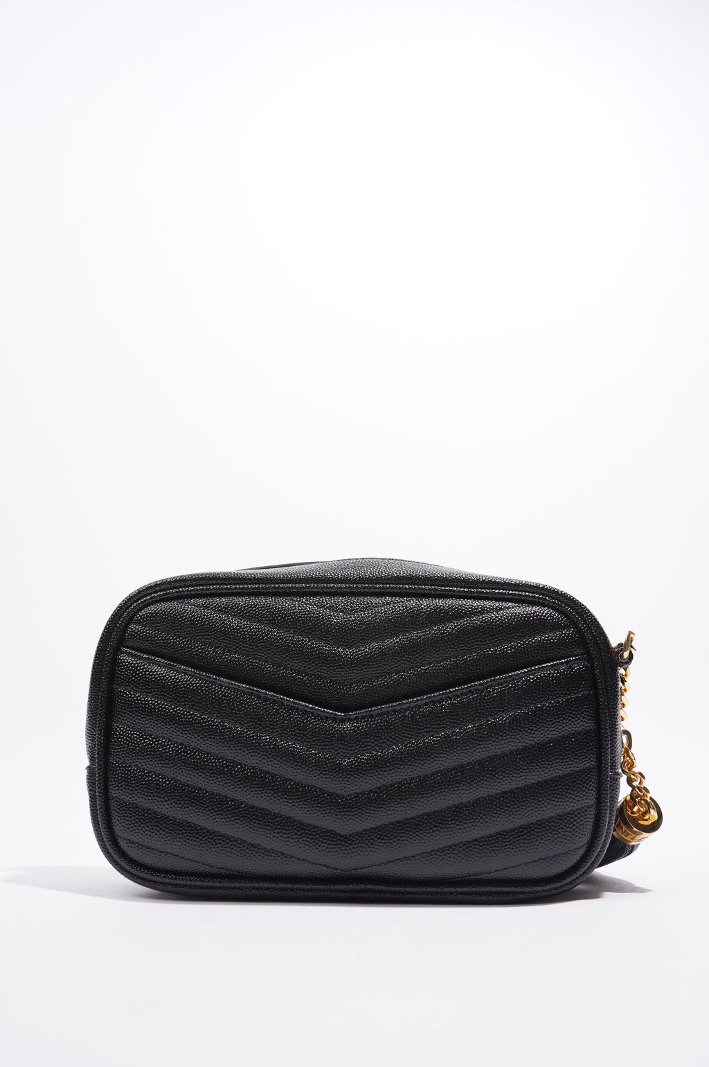Saint Laurent Lou Camera Bag Black Leather Mini