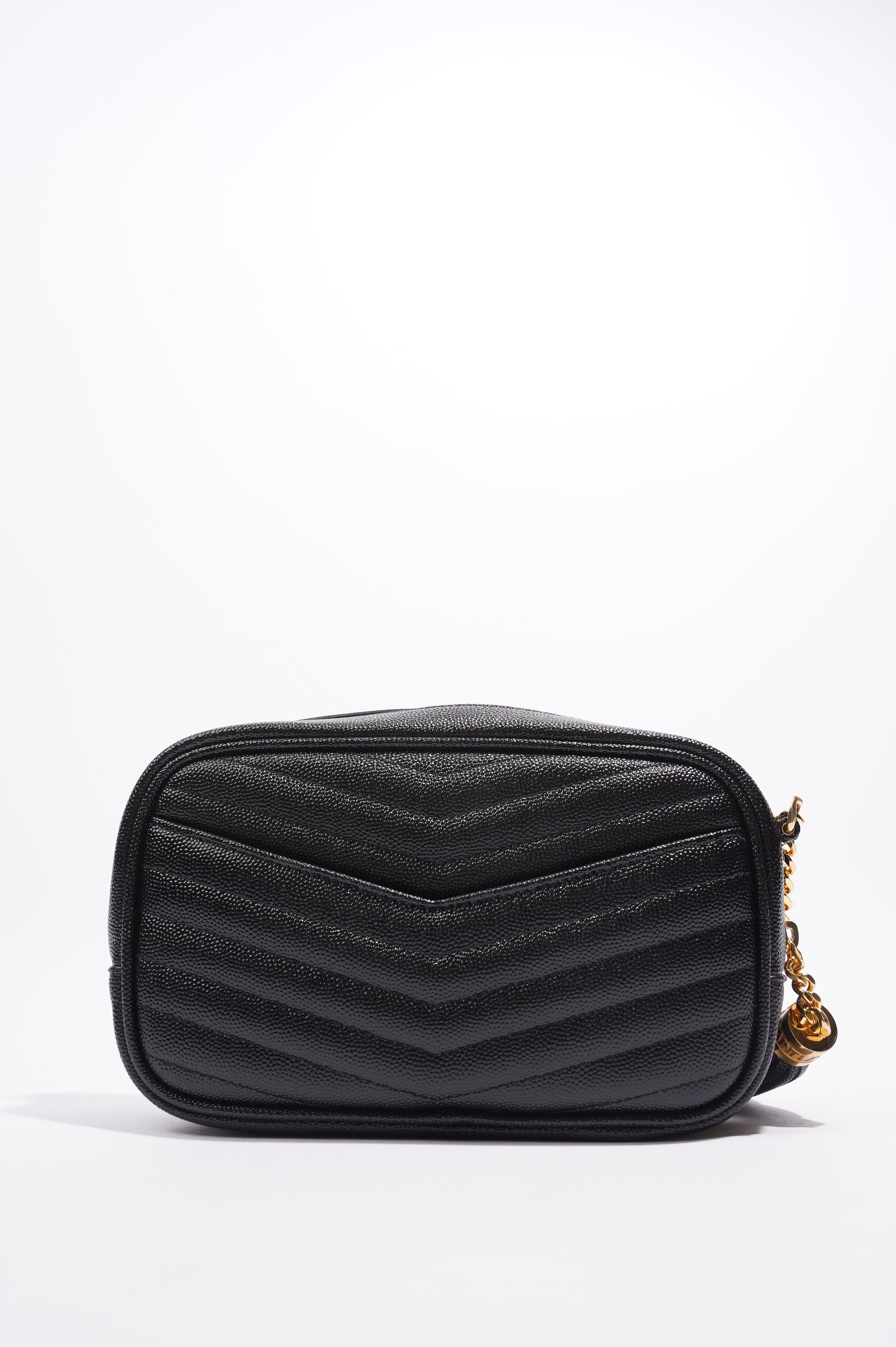 Saint Laurent Lou Camera Bag Black Leather Mini