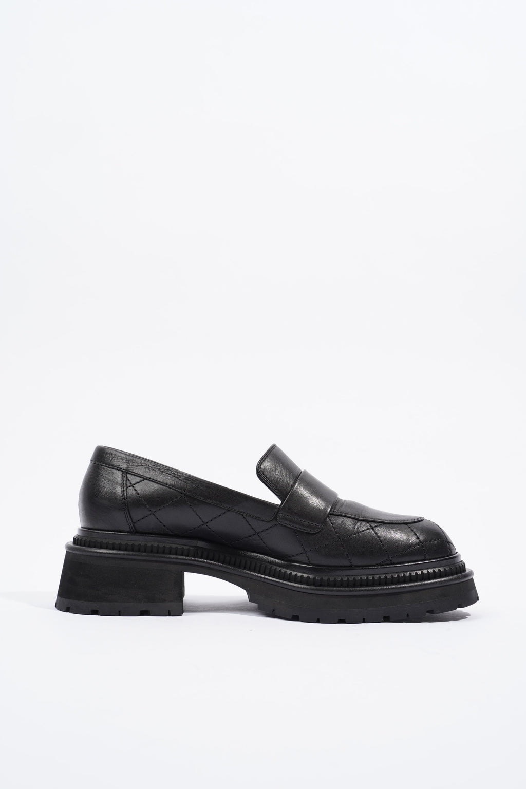 Chanel Moccasins Black Leather EU 38 / UK 5