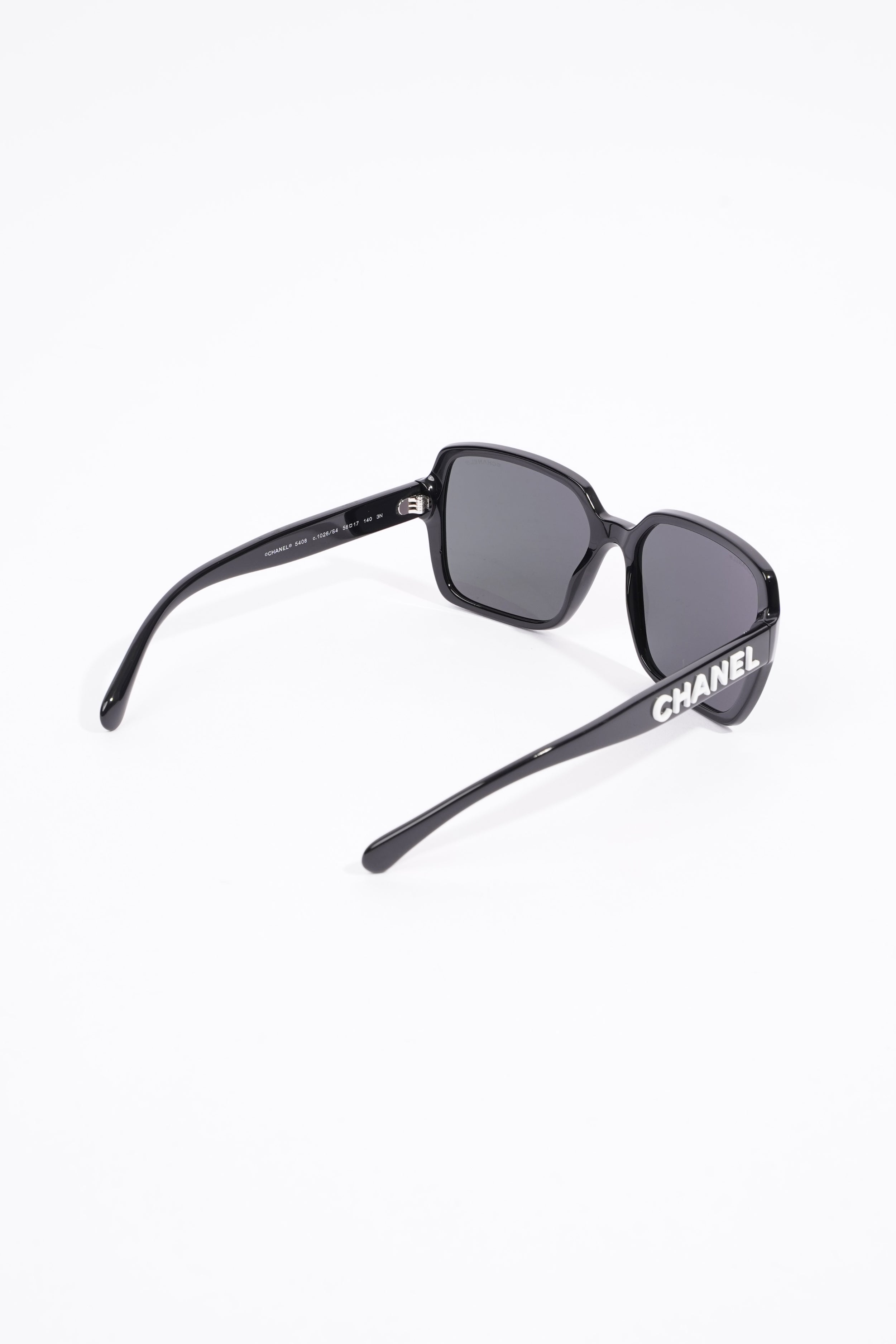 Chanel 5408-A Sunglasses Black Acetate 140