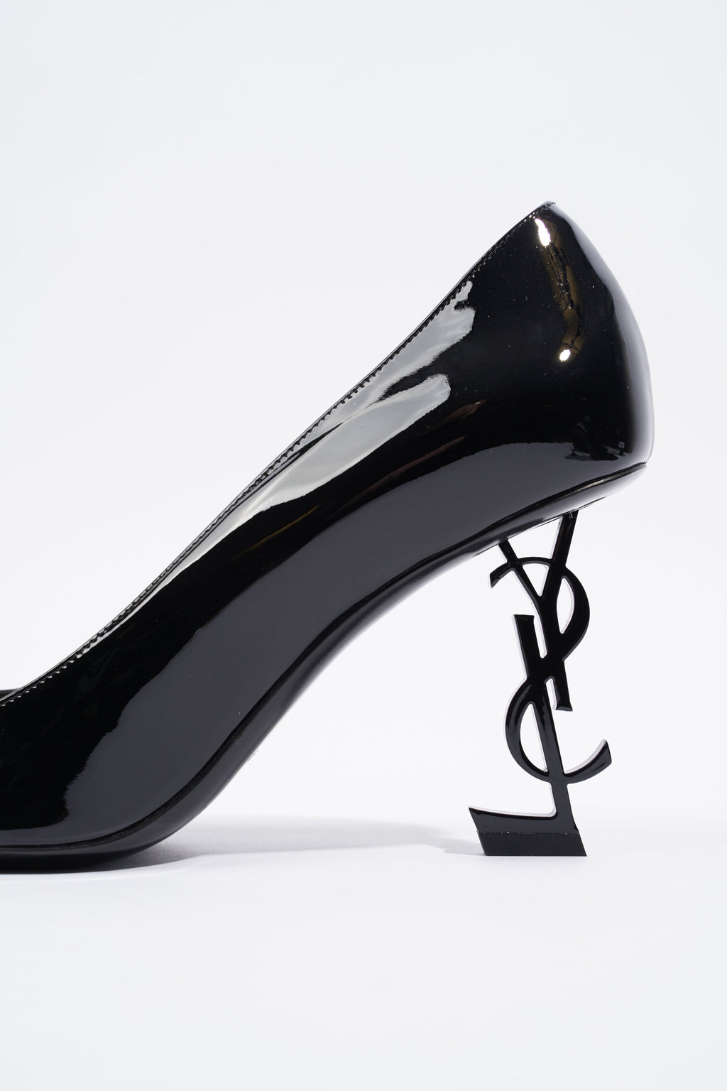 Saint Laurent Opyum Pump 85 Patent Black EU 40 / UK 7