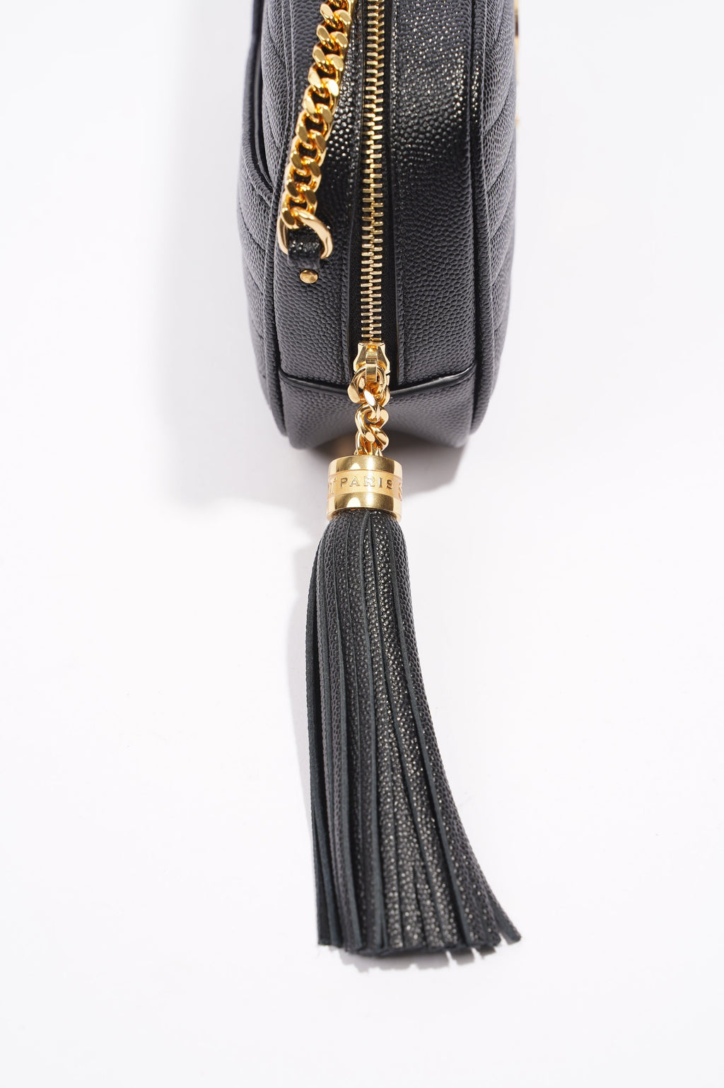 Saint Laurent Lou Camera Bag Black Leather Mini