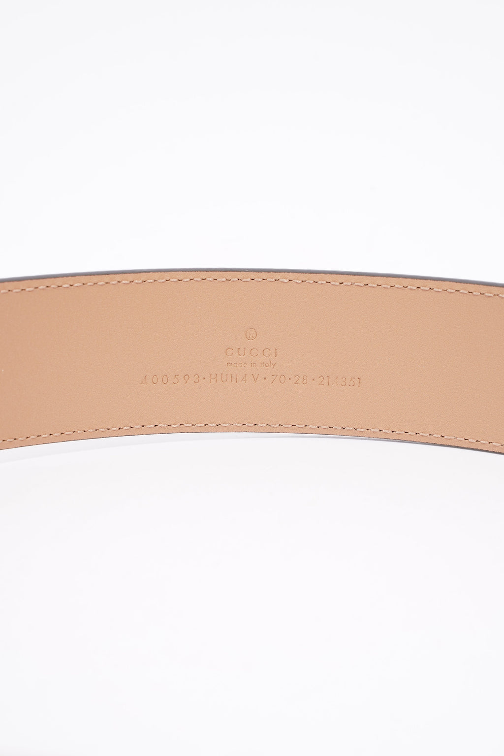 Gucci Marmont Belt Monogram Canvas / Leather 70cm - 28"