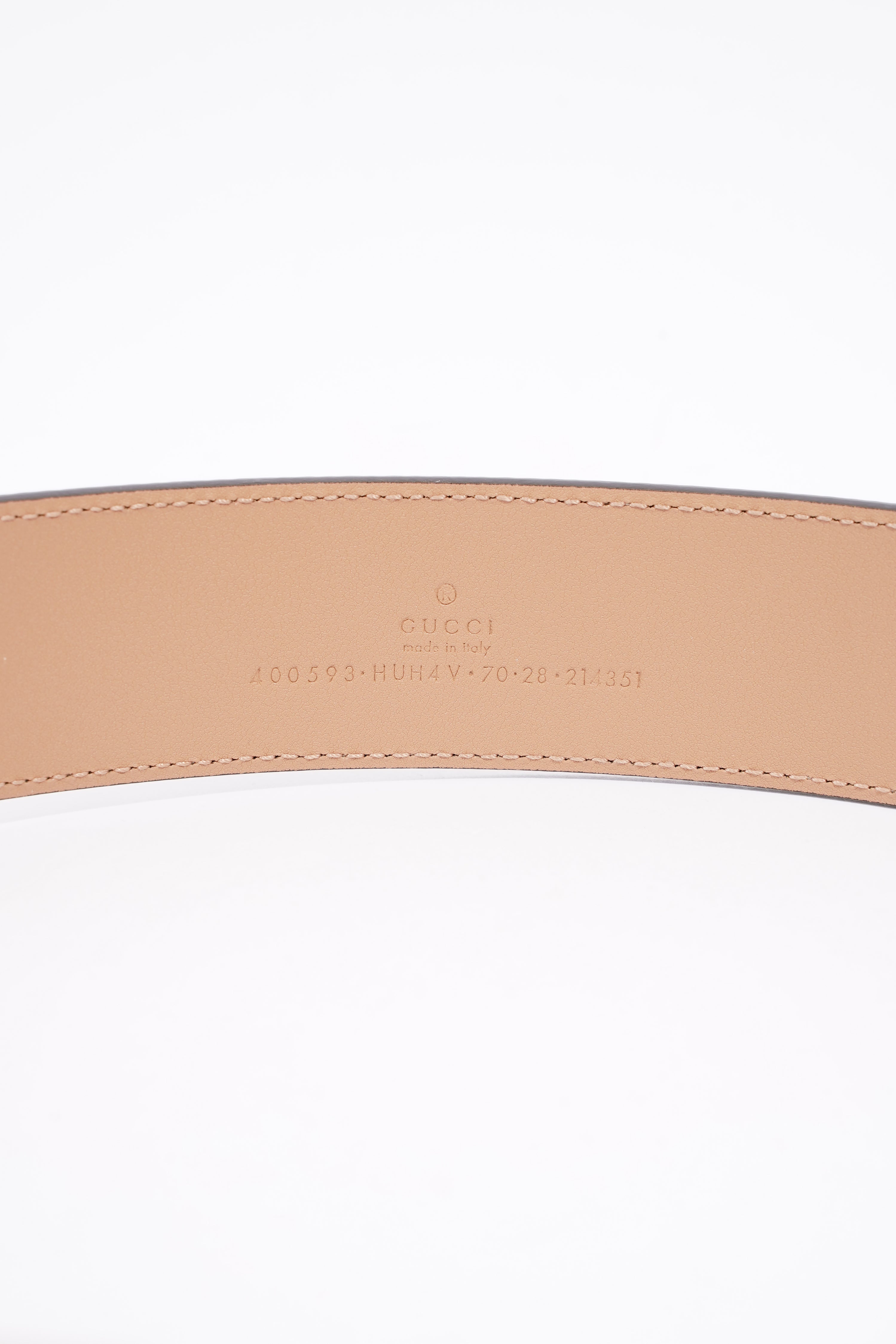 Gucci Marmont Belt Monogram Canvas / Leather 70cm - 28"