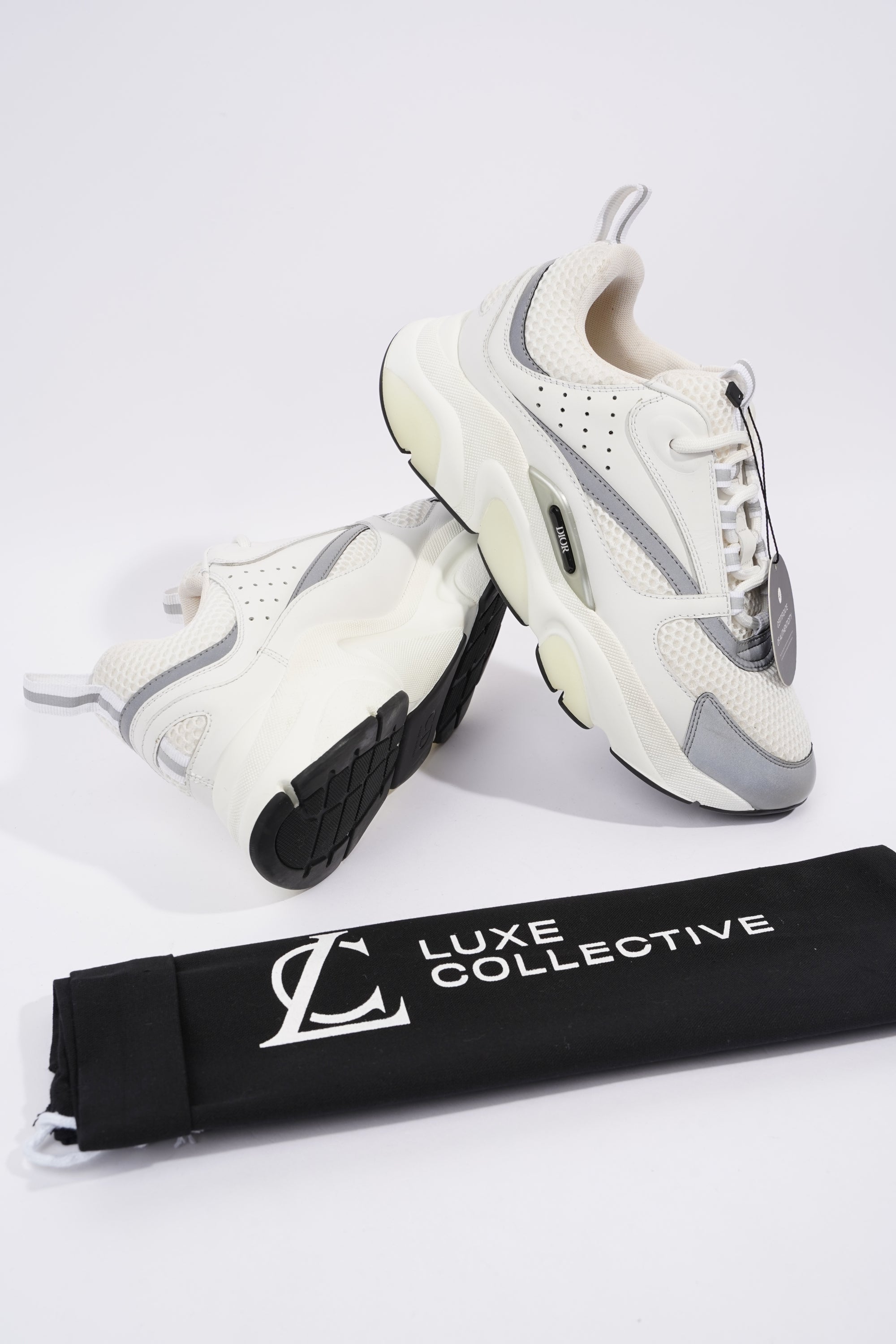 Christian Dior Womens B22 White / Grey EU 39 / UK 6