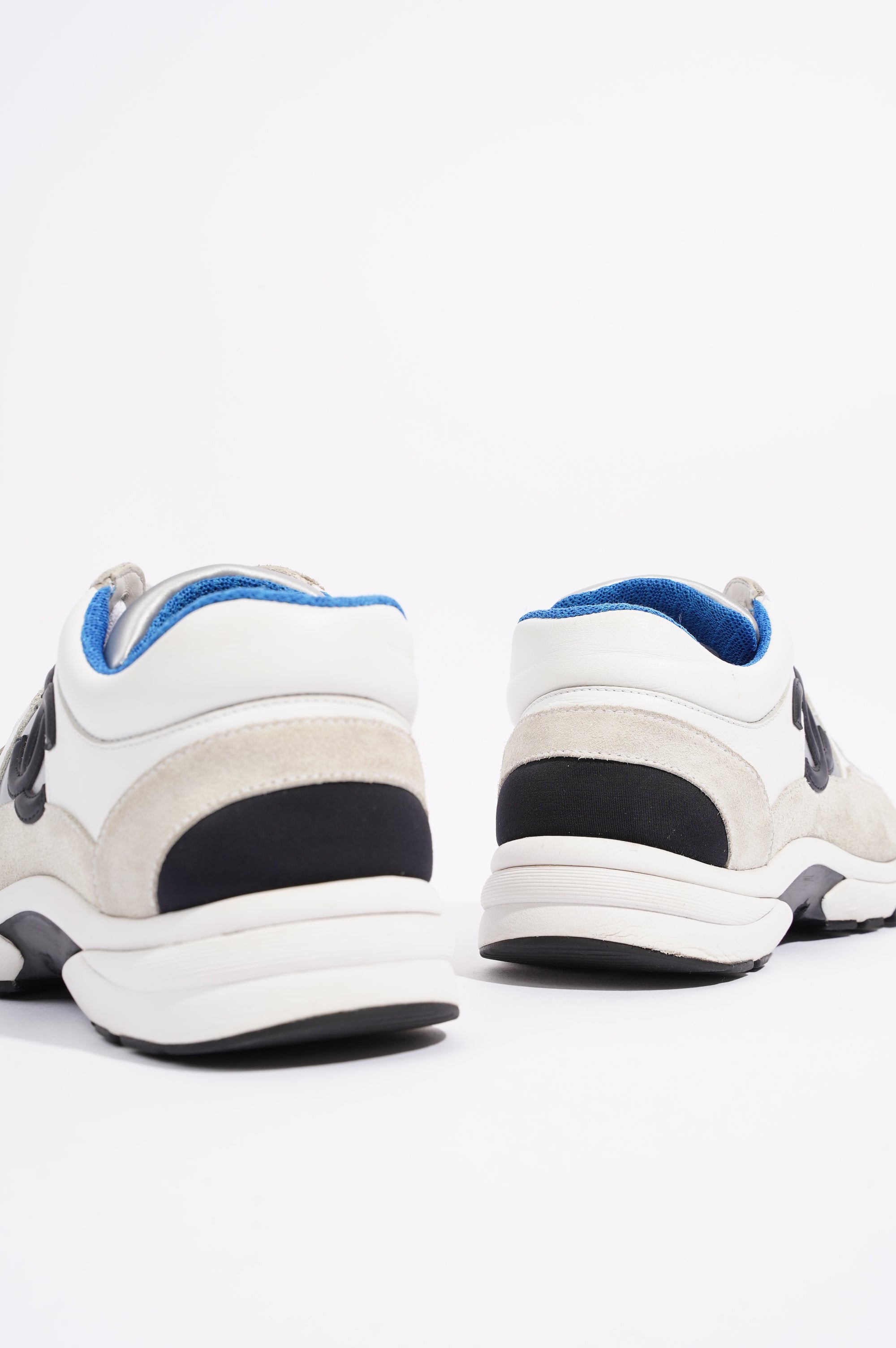 Chanel Womens CC Logo White / Black / Blue EU 36.5 / UK 3.5