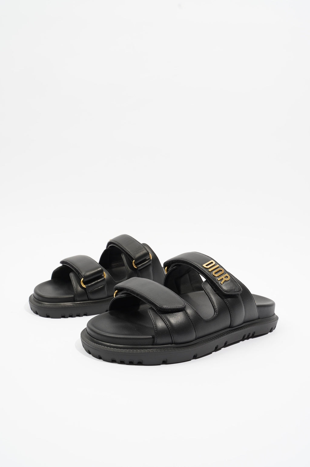 Christian Dior Womens Dioract Slide Black EU 39 / UK 6