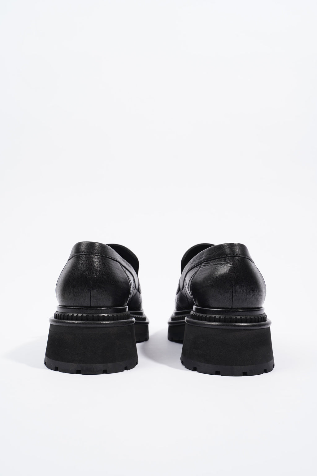 Chanel Moccasins Black Leather EU 38 / UK 5