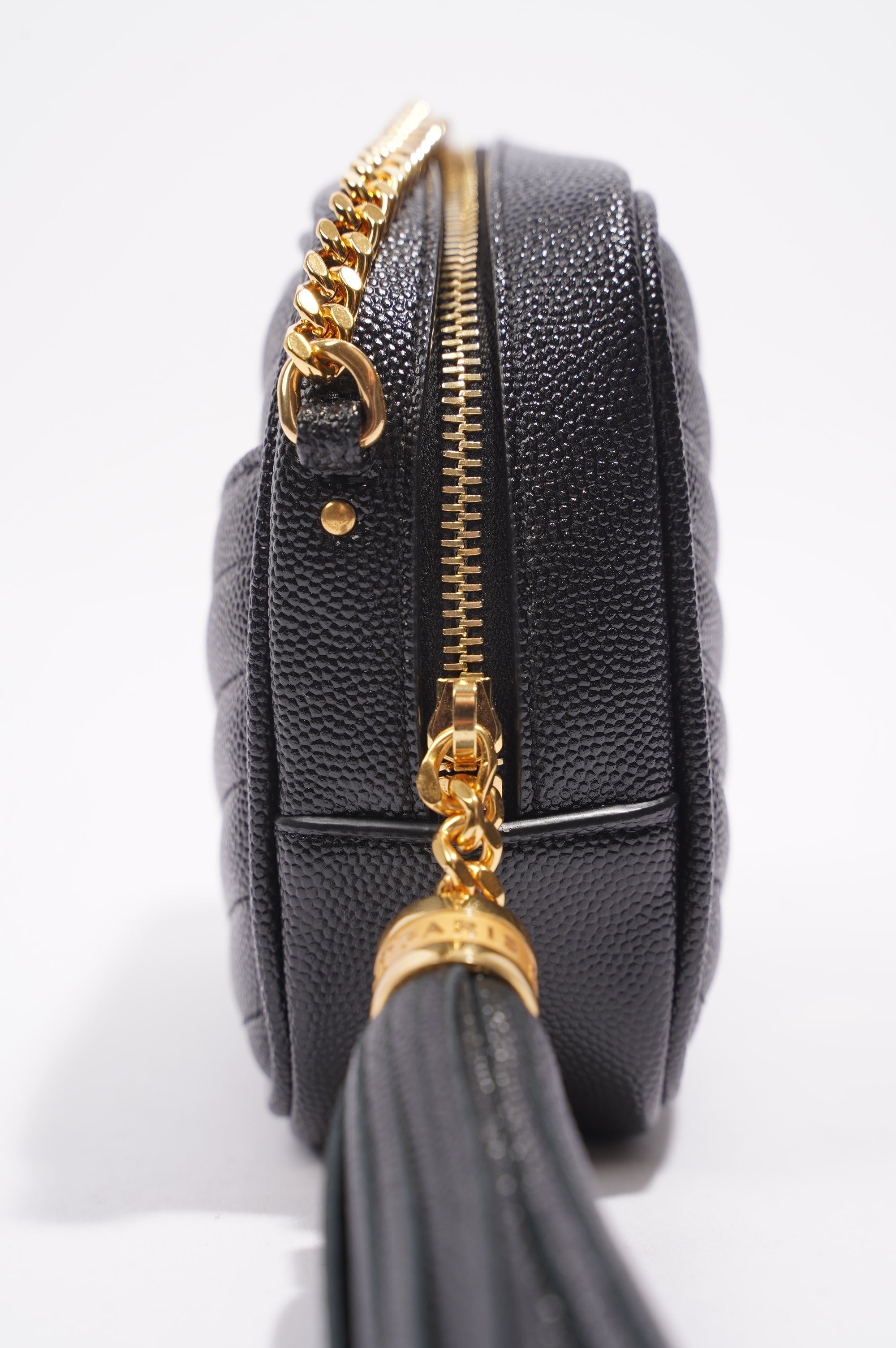 Saint Laurent Lou Camera Bag Black Leather Mini