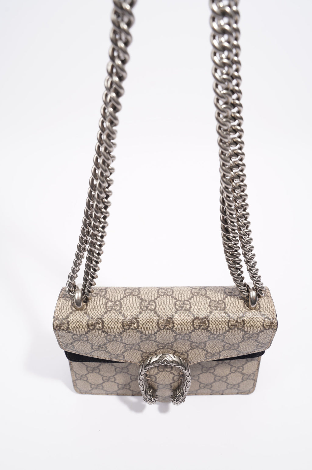 Gucci Dionysus Bag Monogram / Black Canvas / Leather Mini