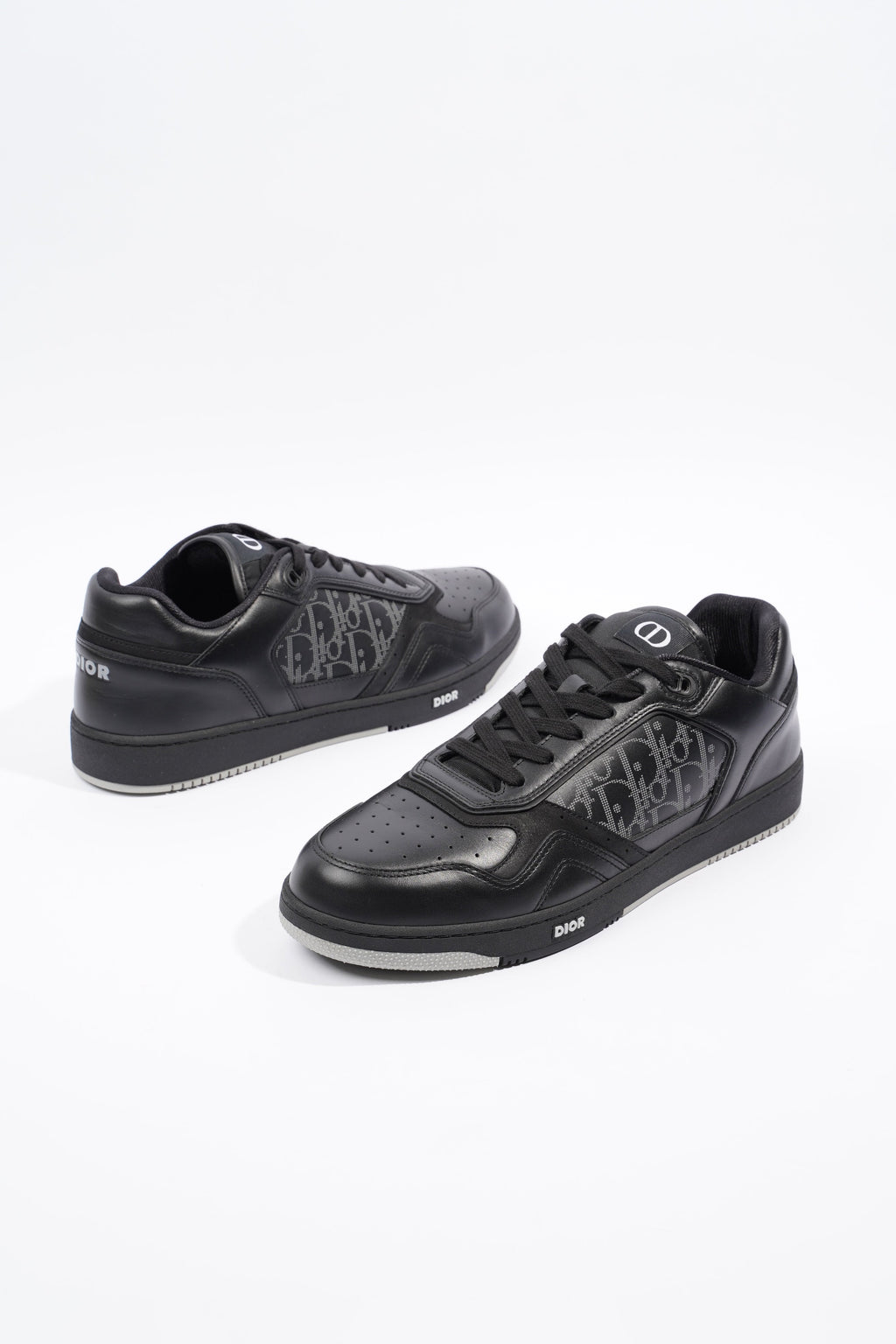 Christian Dior B27 Low Top Black Leather EU 46 / UK 12