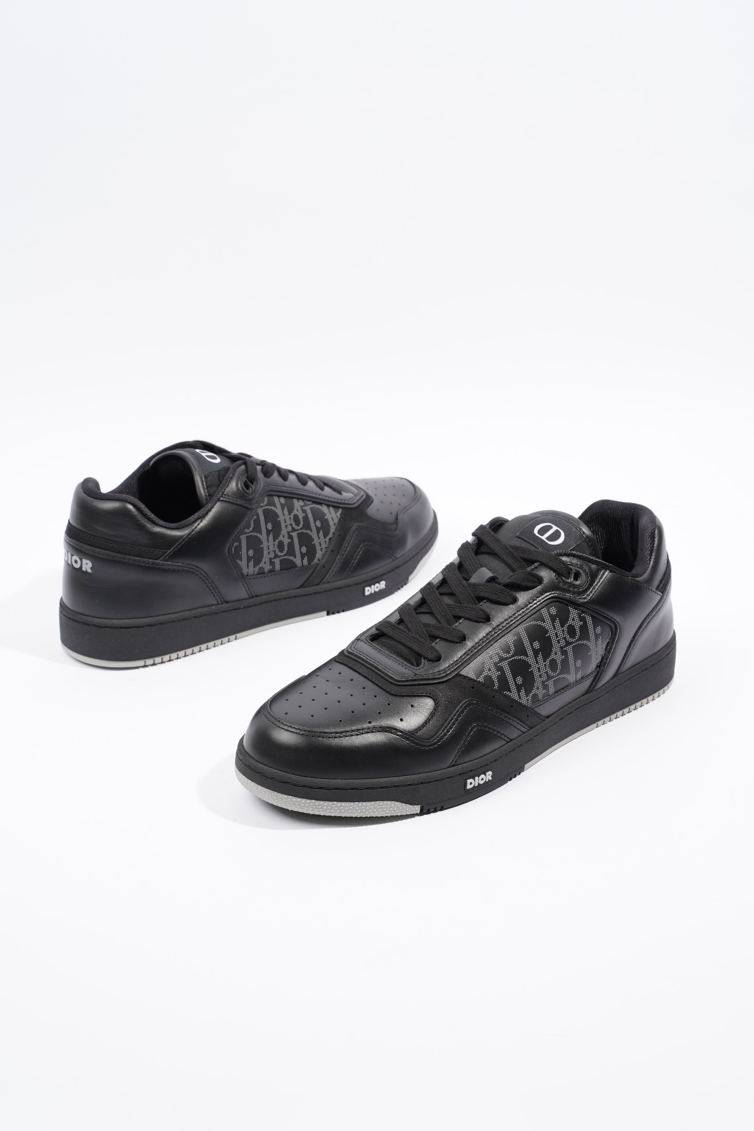 Christian Dior B27 Low Top Black Leather EU 46 / UK 12