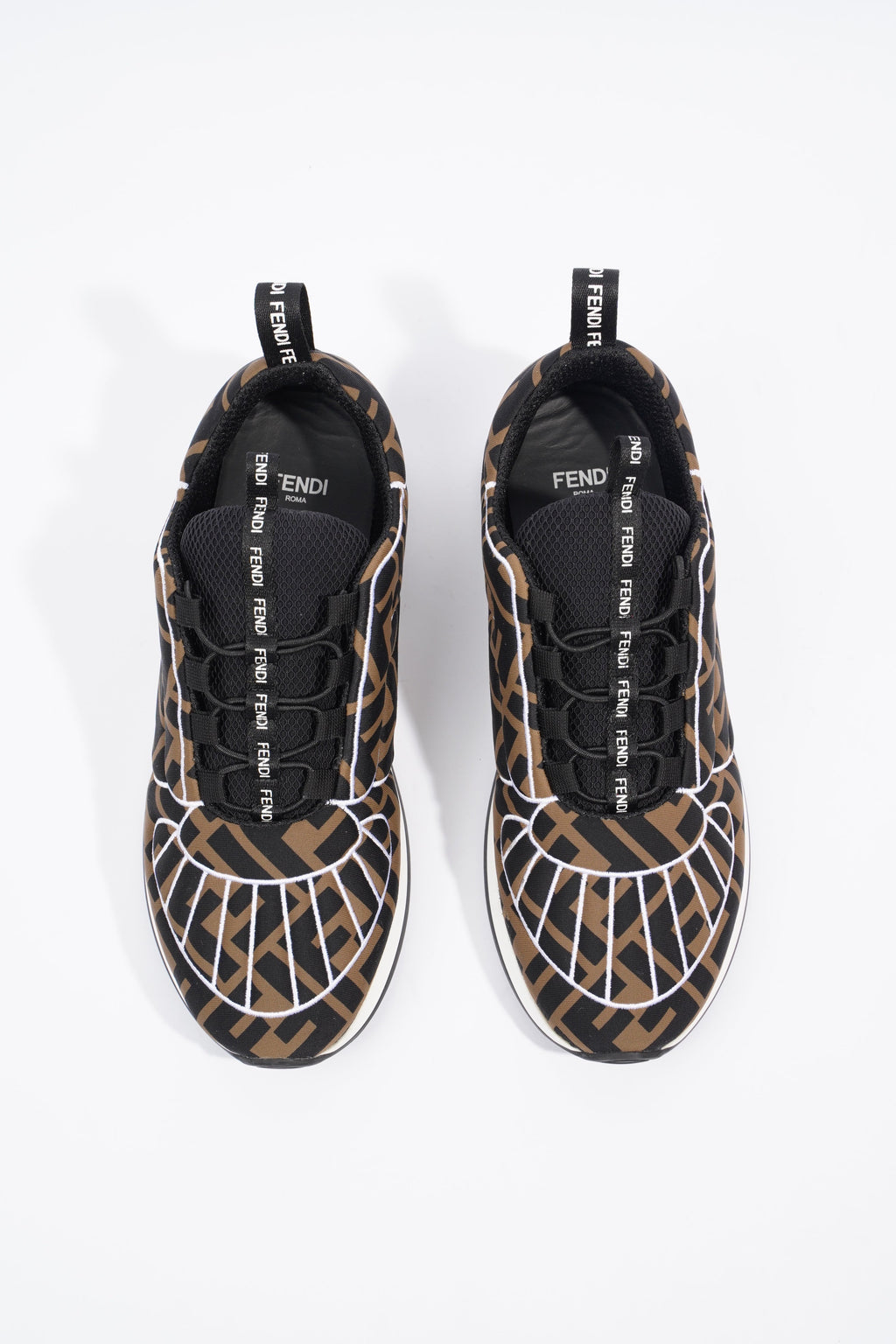 Fendi FF Motif Sneakers Brown EU 36.5 / UK 3.5