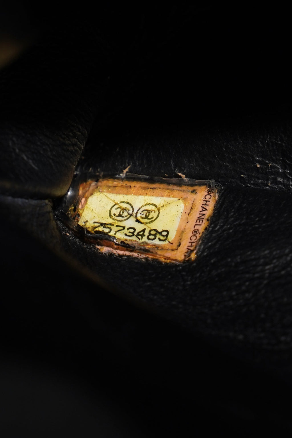 Chanel Double Flap Bag Black Patent Leather Medium