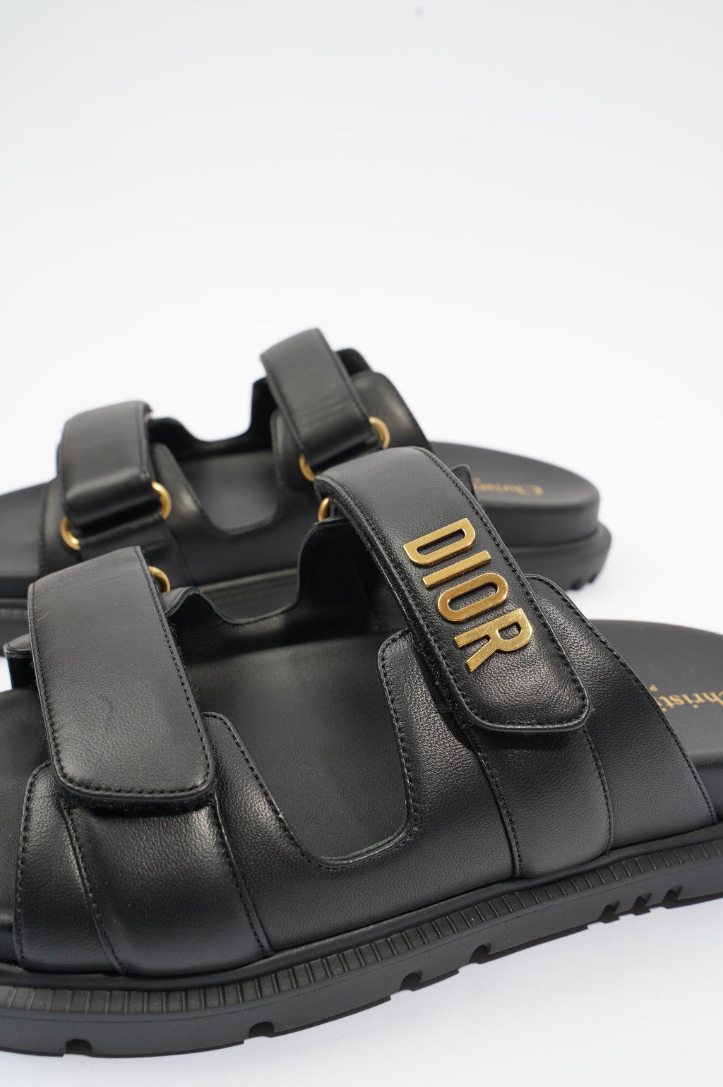 Christian Dior Womens Dioract Slide Black EU 39 / UK 6