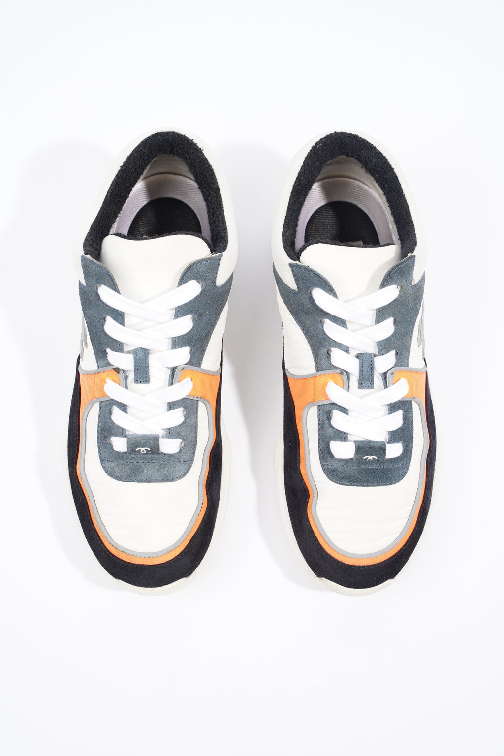 Chanel CC Runner White / Black / Orange EU 37 / UK 4