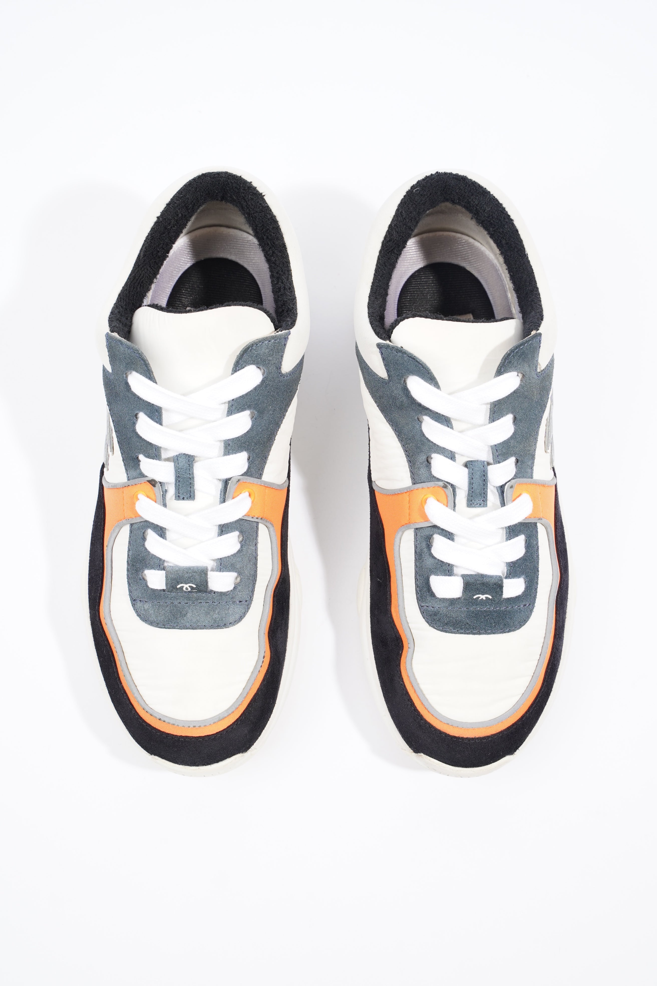 Chanel CC Runner White / Black / Orange EU 37 / UK 4