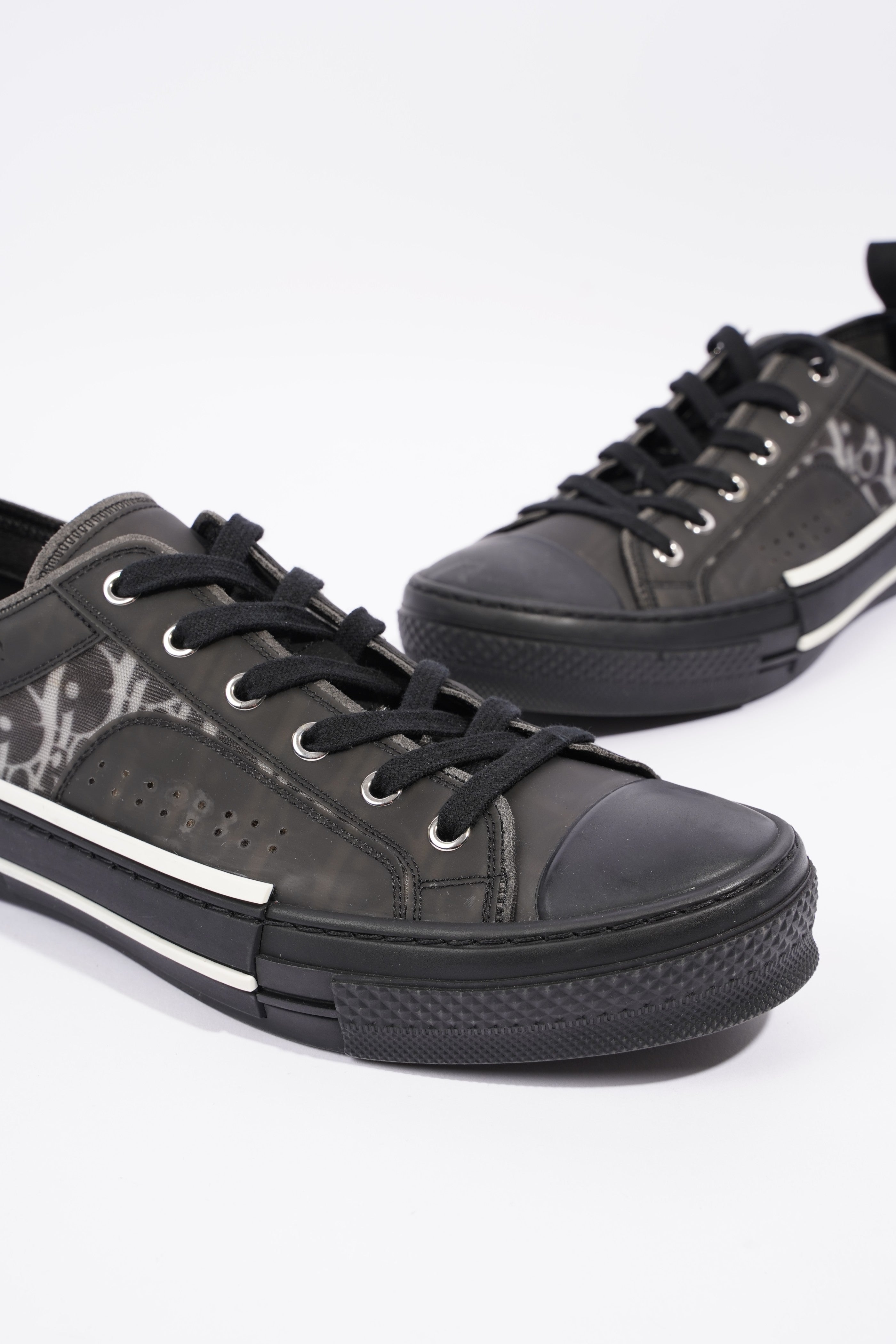 Christian Dior Mens B23 Low Top Sneaker Black EU 42.5 / UK 8.5