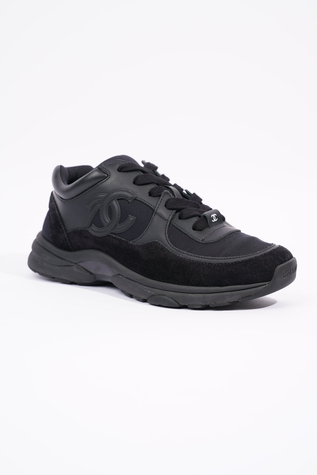 Chanel Womens CC Logo Black EU 37 / UK 4