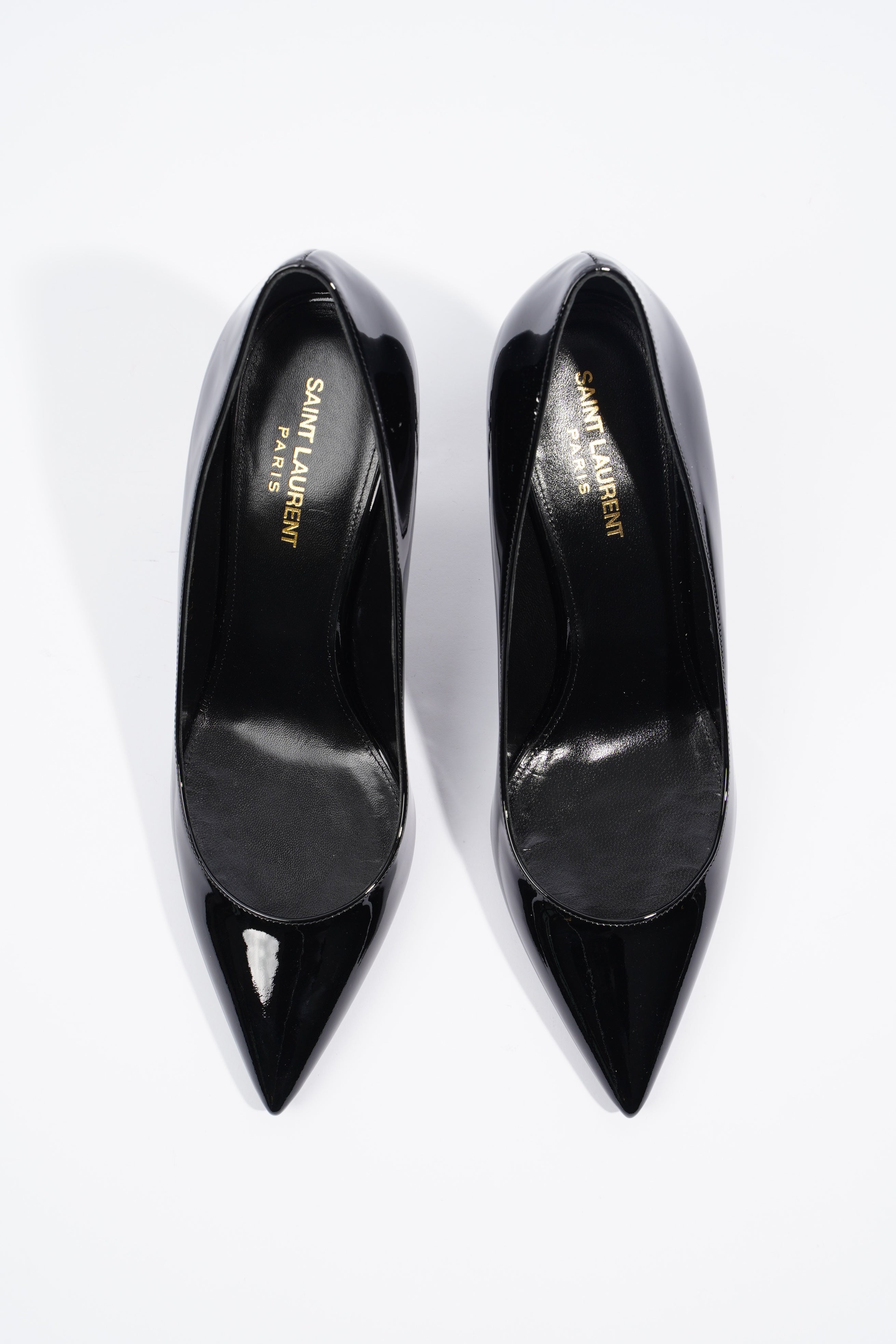 Saint Laurent Opyum Pump 85 Patent Black EU 40 / UK 7