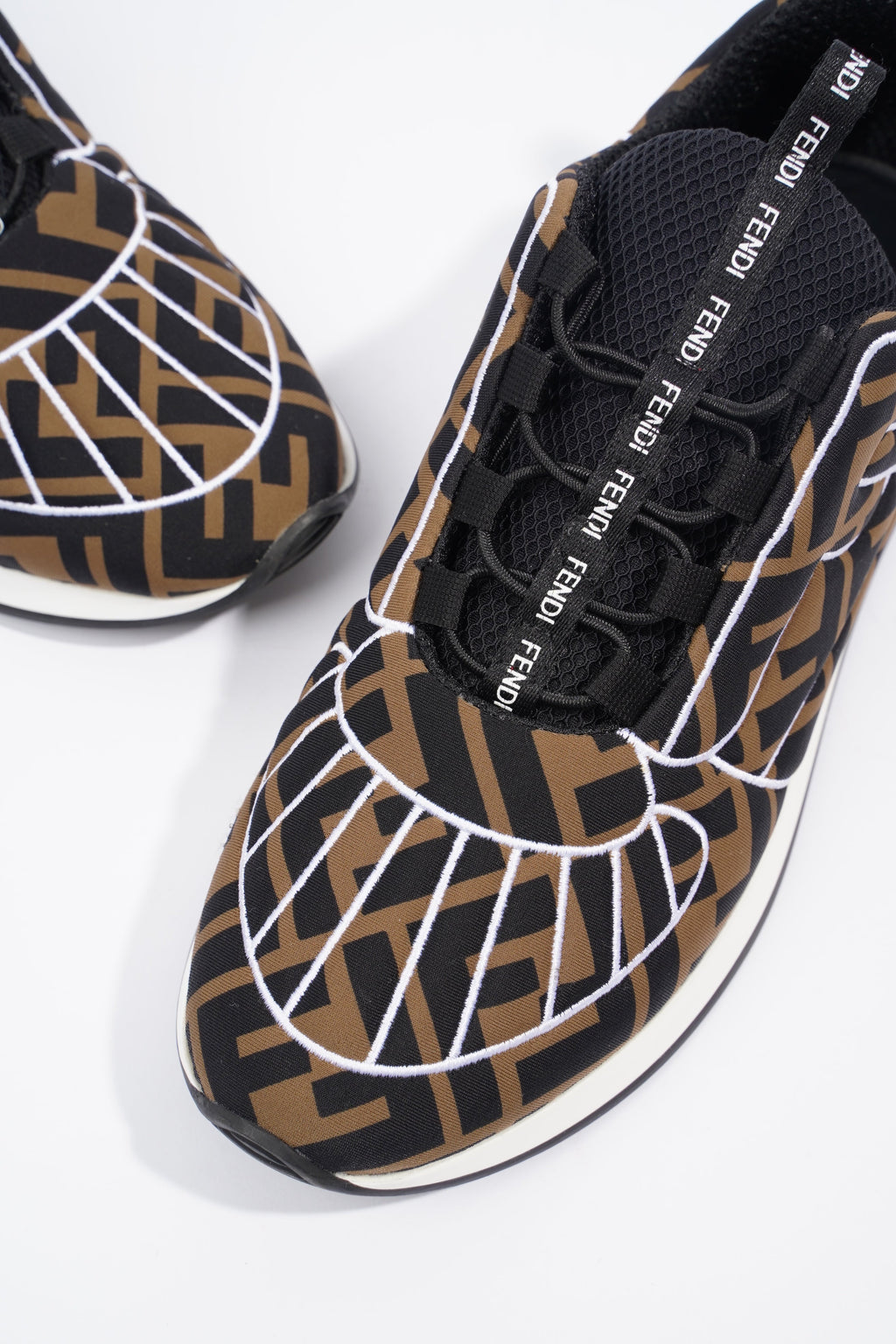 Fendi FF Motif Sneakers Brown EU 36.5 / UK 3.5